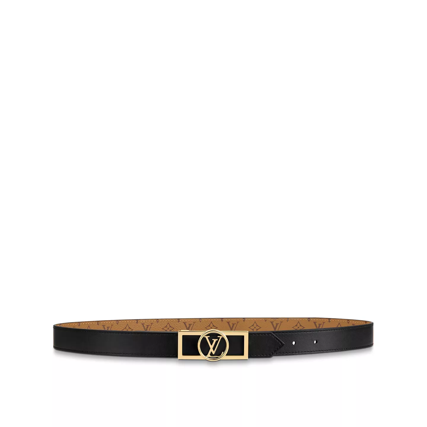 Cheap Louis Vuitton M0203U Autres Toiles Monogram Dauphine 25mm Reversible Belt 0112