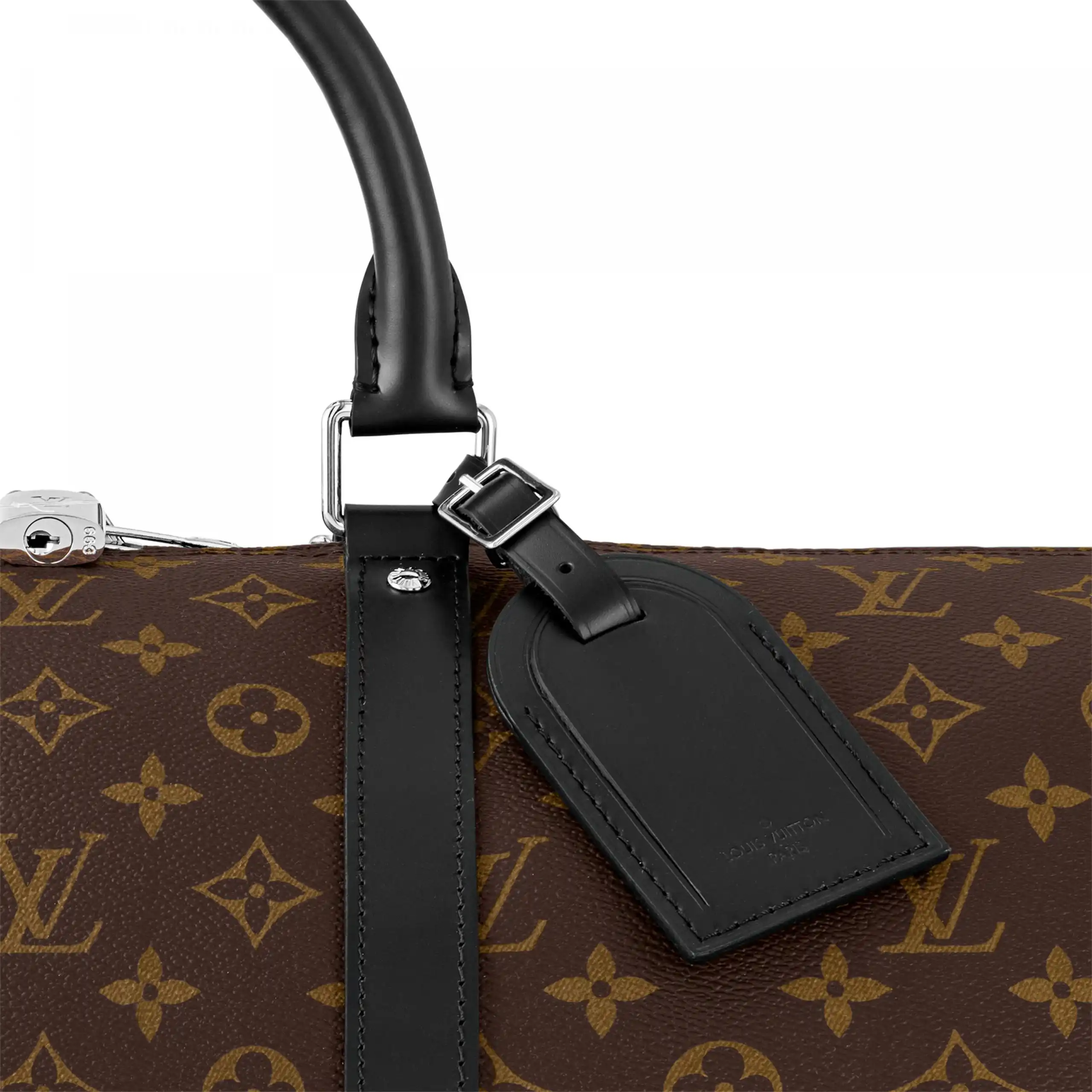 Cheap Louis Vuitton Keepall Bandouliere 55 Black M56714 0124