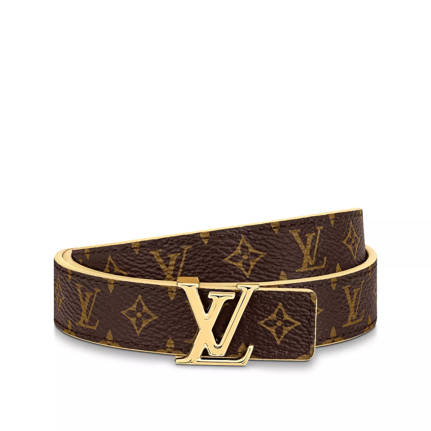 Cheap Louis Vuitton M0702X Yellow LV Iconic 20mm Reversible Belt 0112