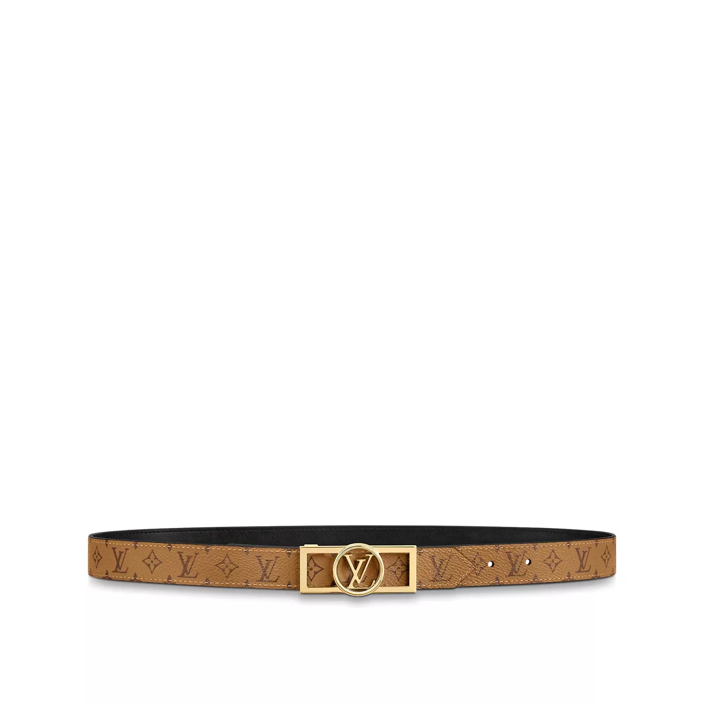 Louis Vuitton M0203U Autres Toiles Monogram Dauphine 25mm Reversible Belt 0113