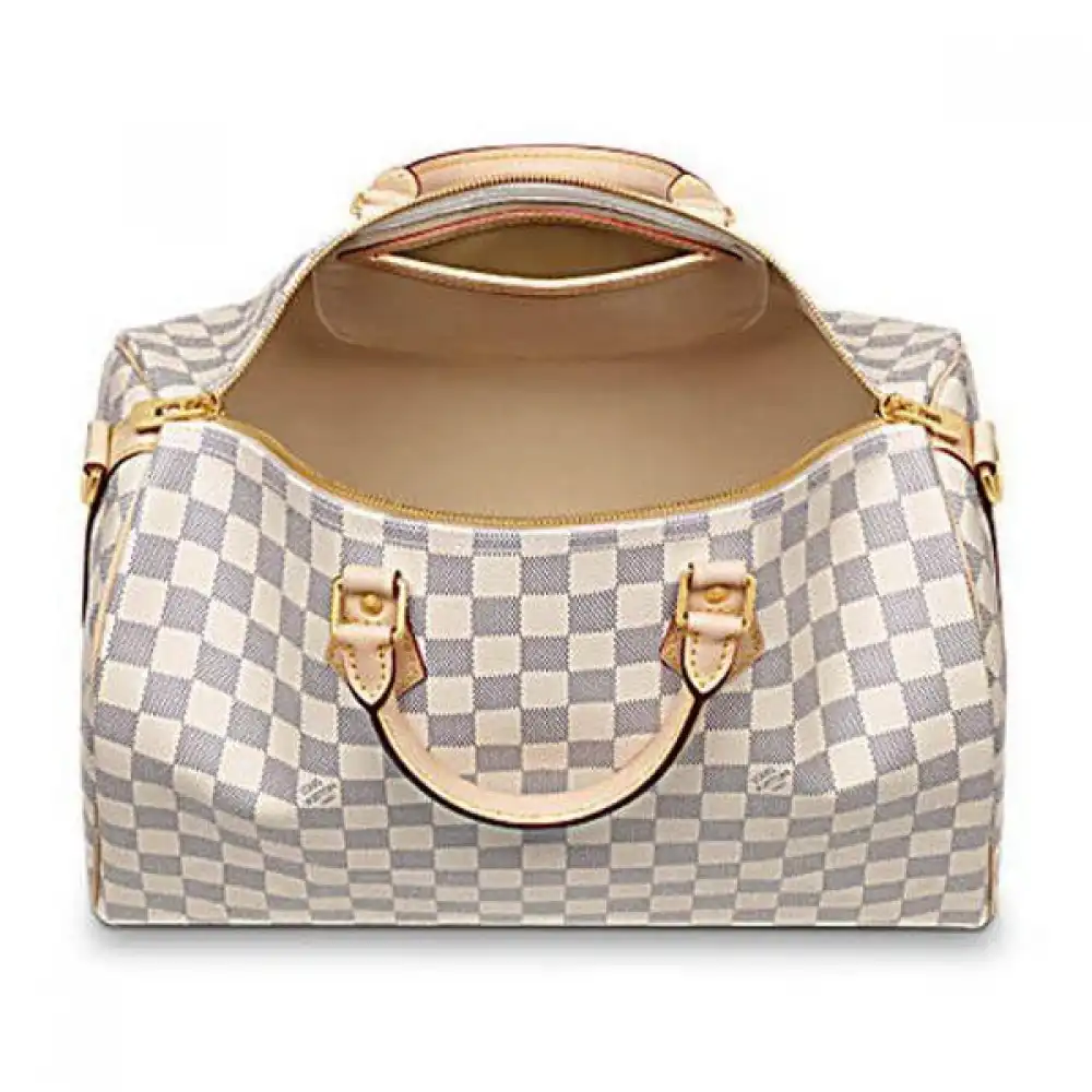 Cheap Louis Vuitton Damier Azur Canvas Speedy Bandouliere 35 N41372 0130