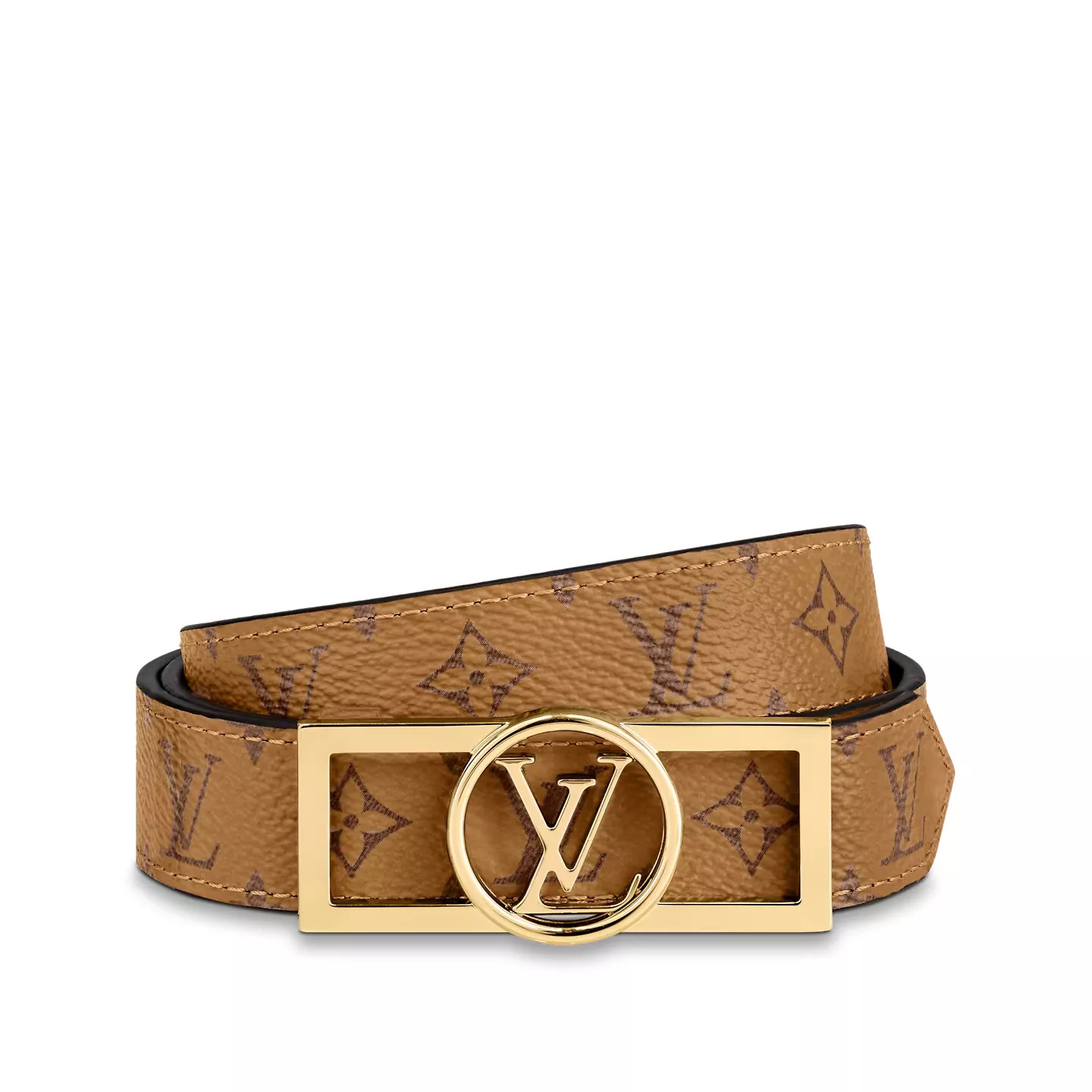 Cheap Louis Vuitton M0203U Autres Toiles Monogram Dauphine 25mm Reversible Belt 0113