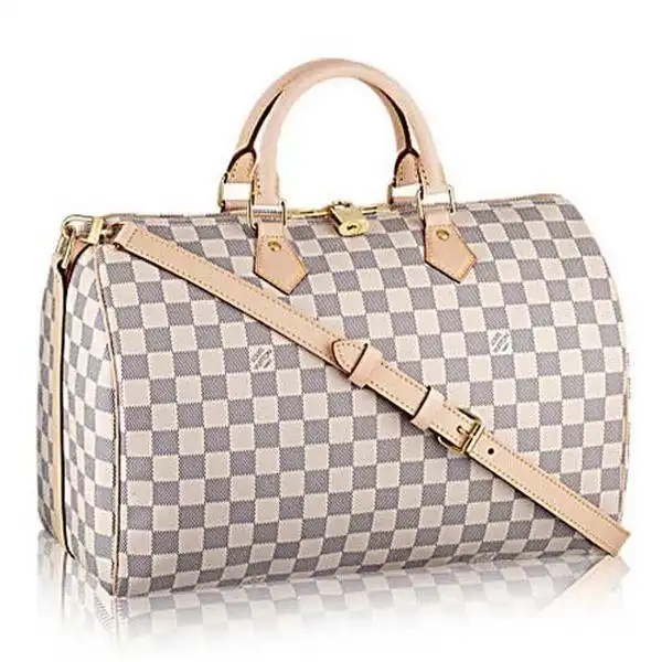 Louis Vuitton Damier Azur Canvas Speedy Bandouliere 35 N41372 0130