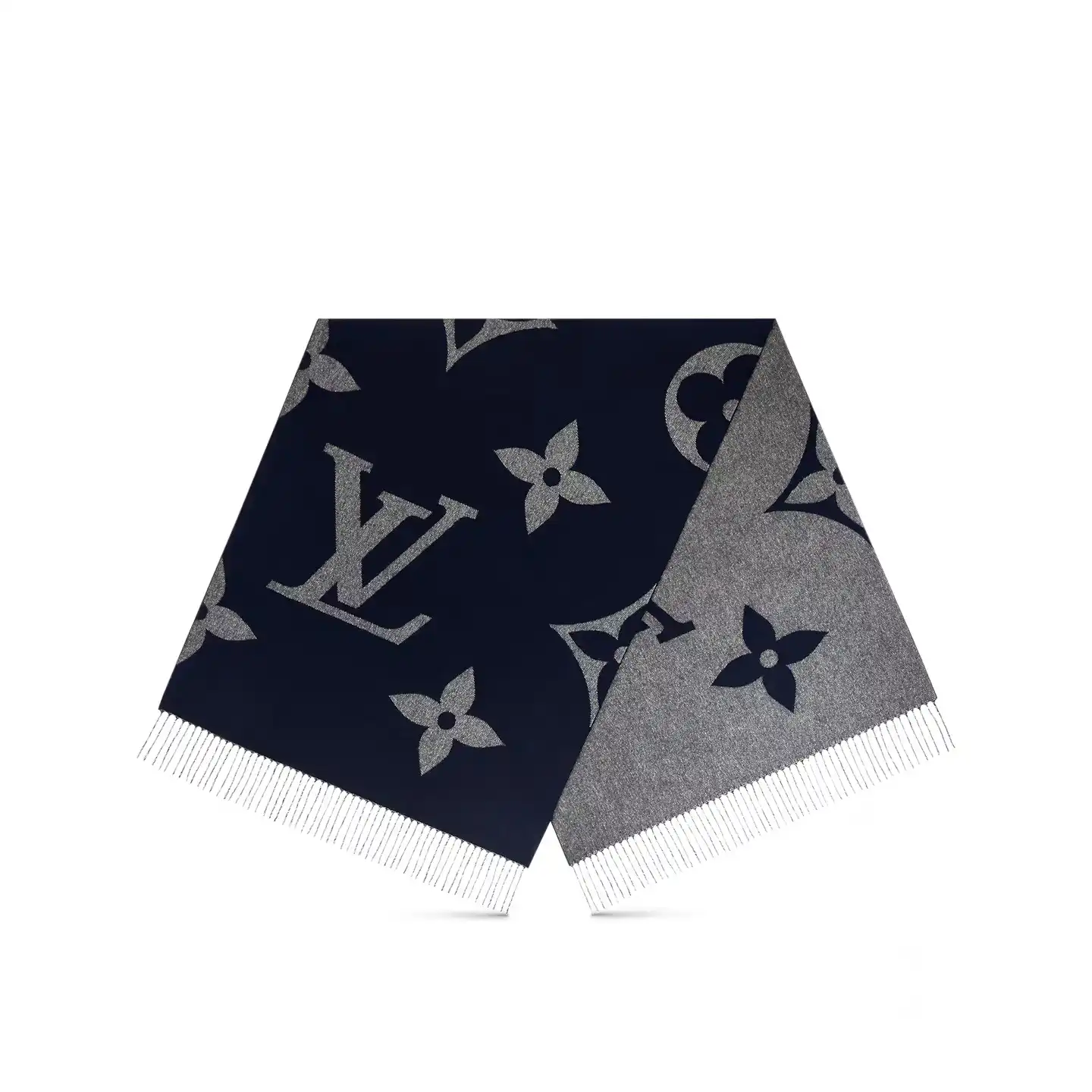 Louis Vuitton Navy M77950 MNG Giant Scarf 0131