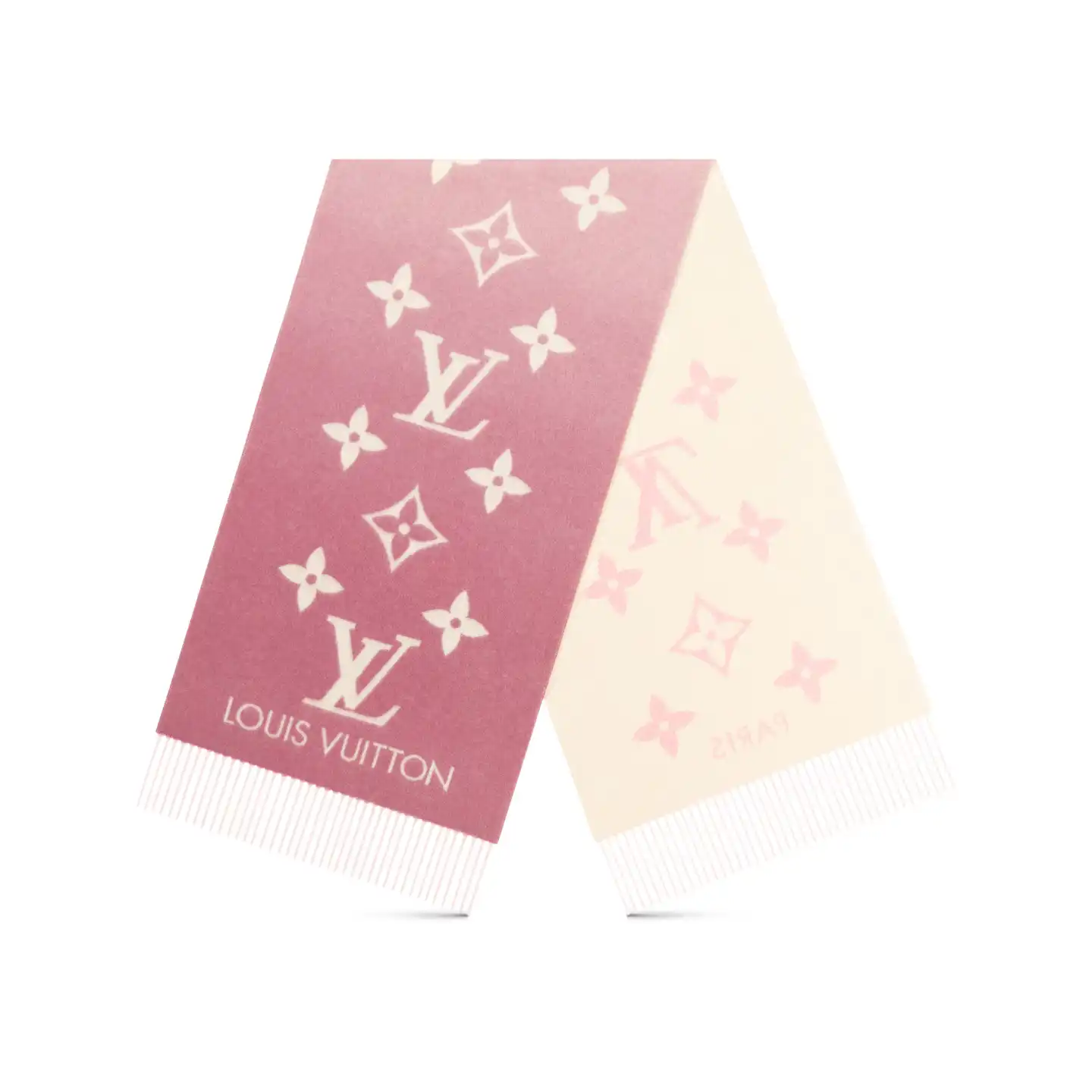 Louis Vuitton Light Pink M77375 Reykjavik Gradient Scarf 0131