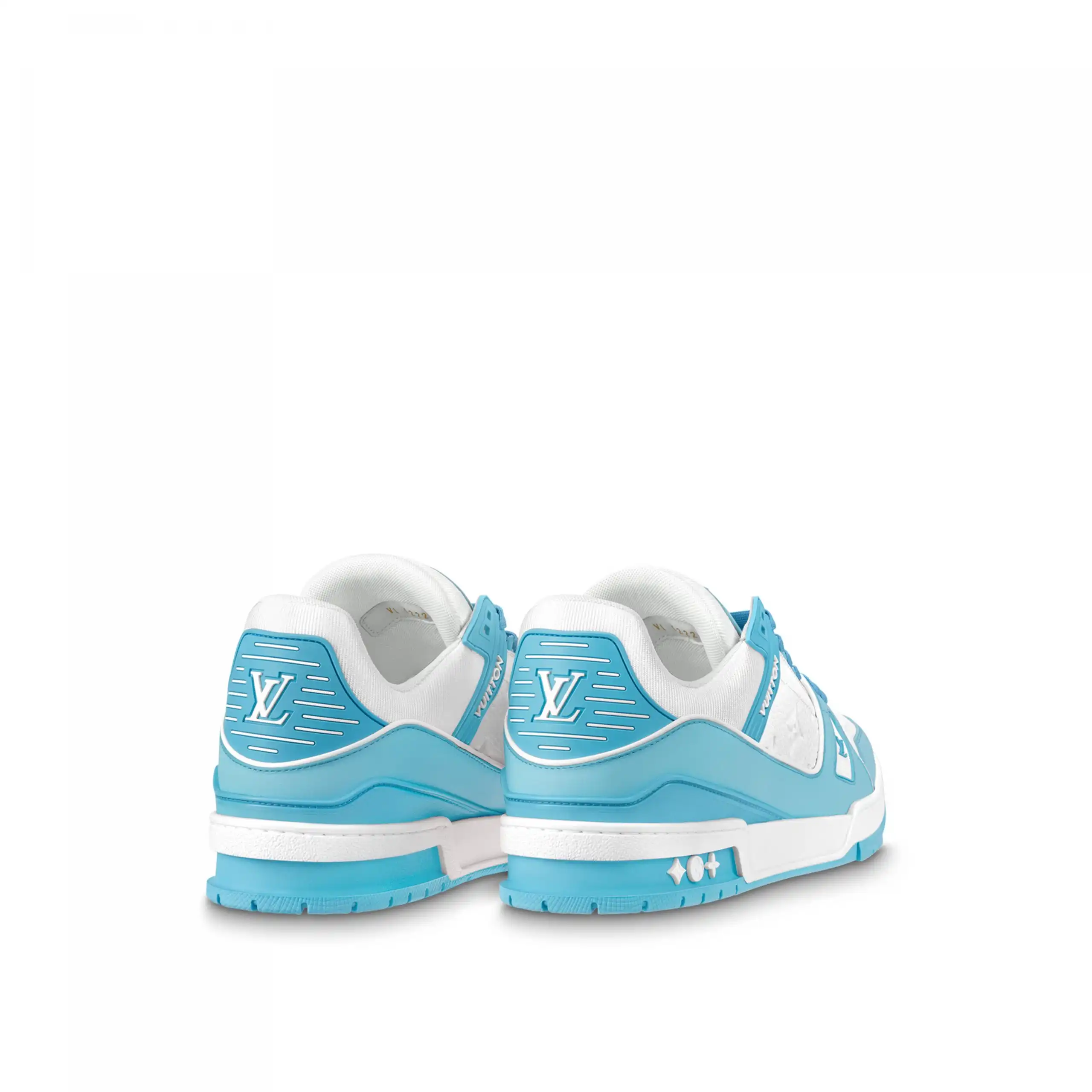 Cheap Louis Vuitton Trainer Sneaker Sky Blue 1ABOFM 0126