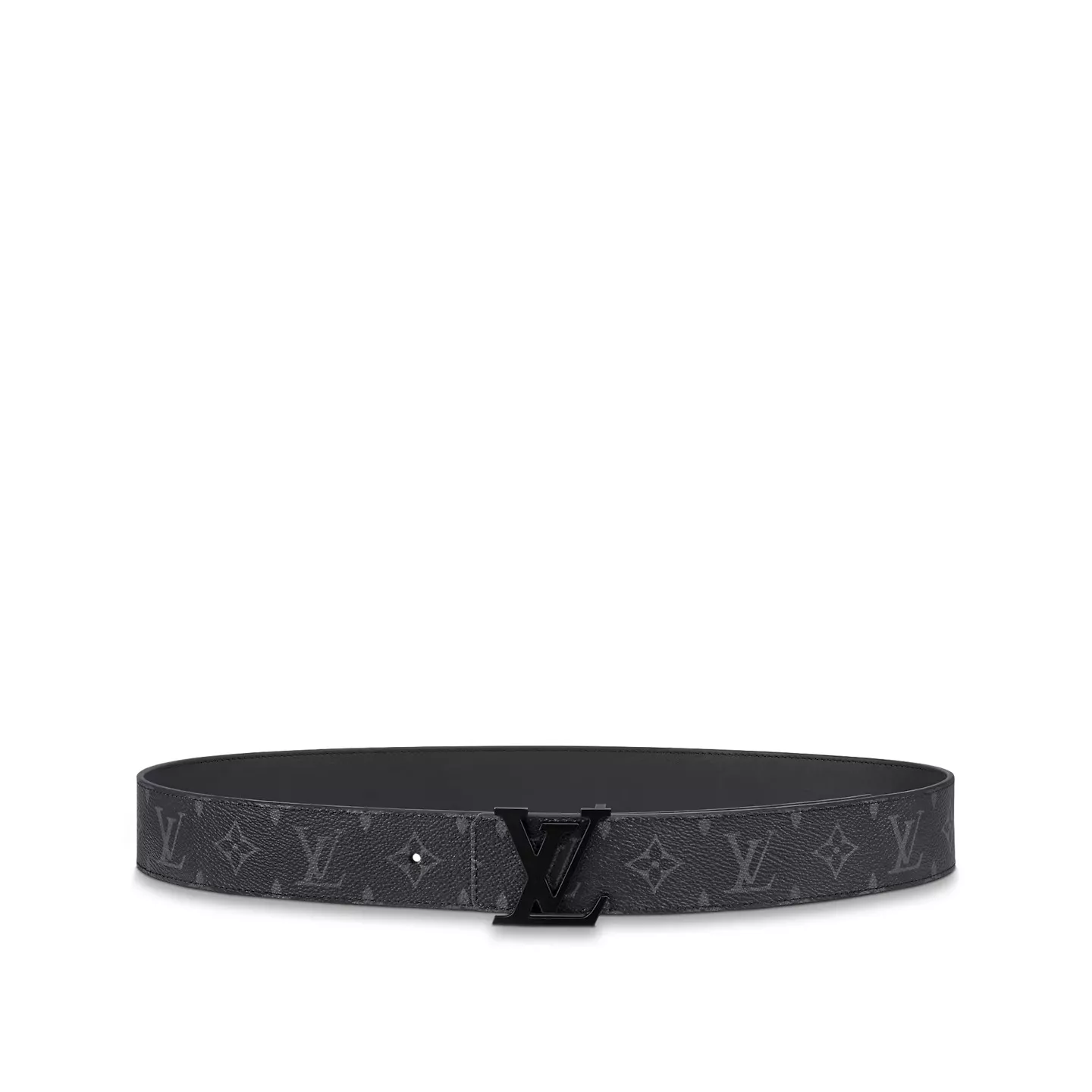 Louis Vuitton M0449U LV Initiales 40mm Matte Black Belt 0112