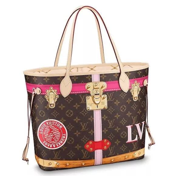 Louis Vuitton Neverfull MM Summer Trunk Monogram M41390 0113