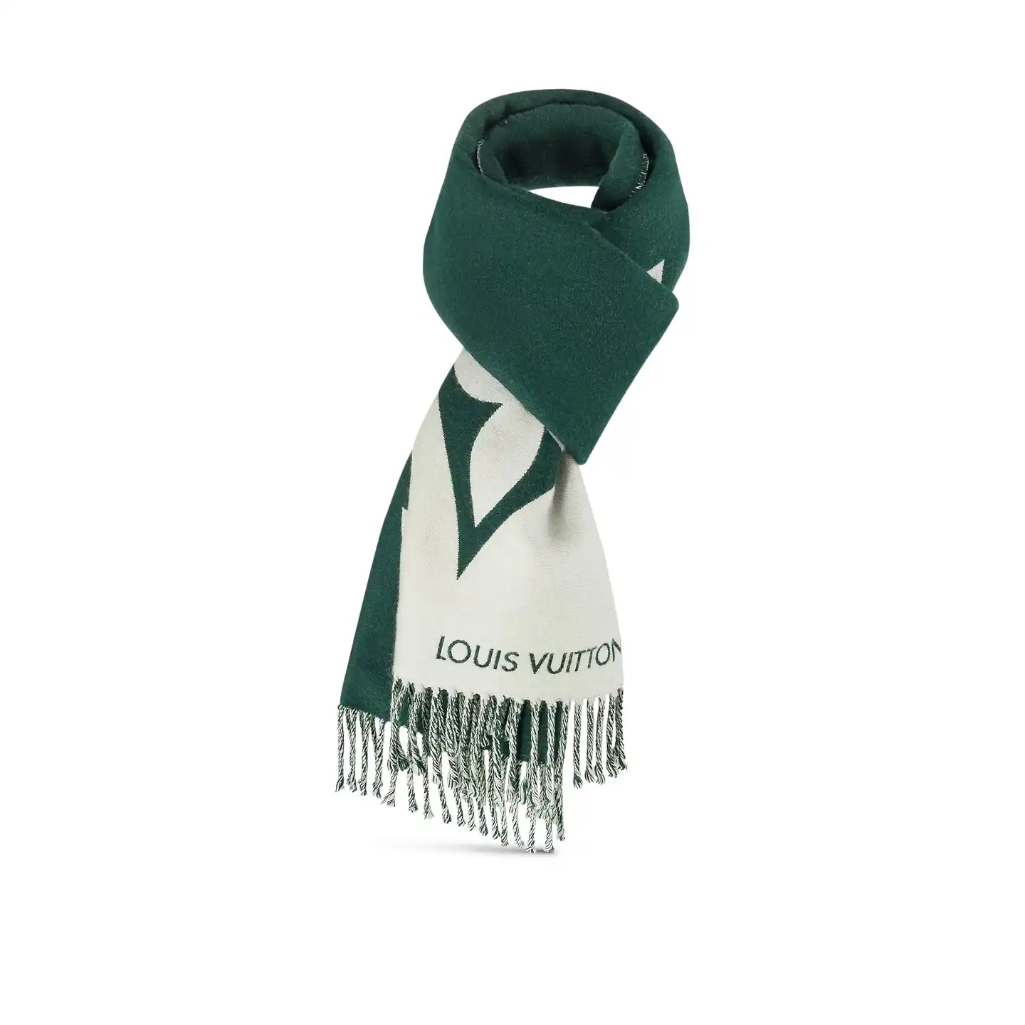 Cheap Louis Vuitton Dark Green M79139 Graphic Dual Scarf 0131