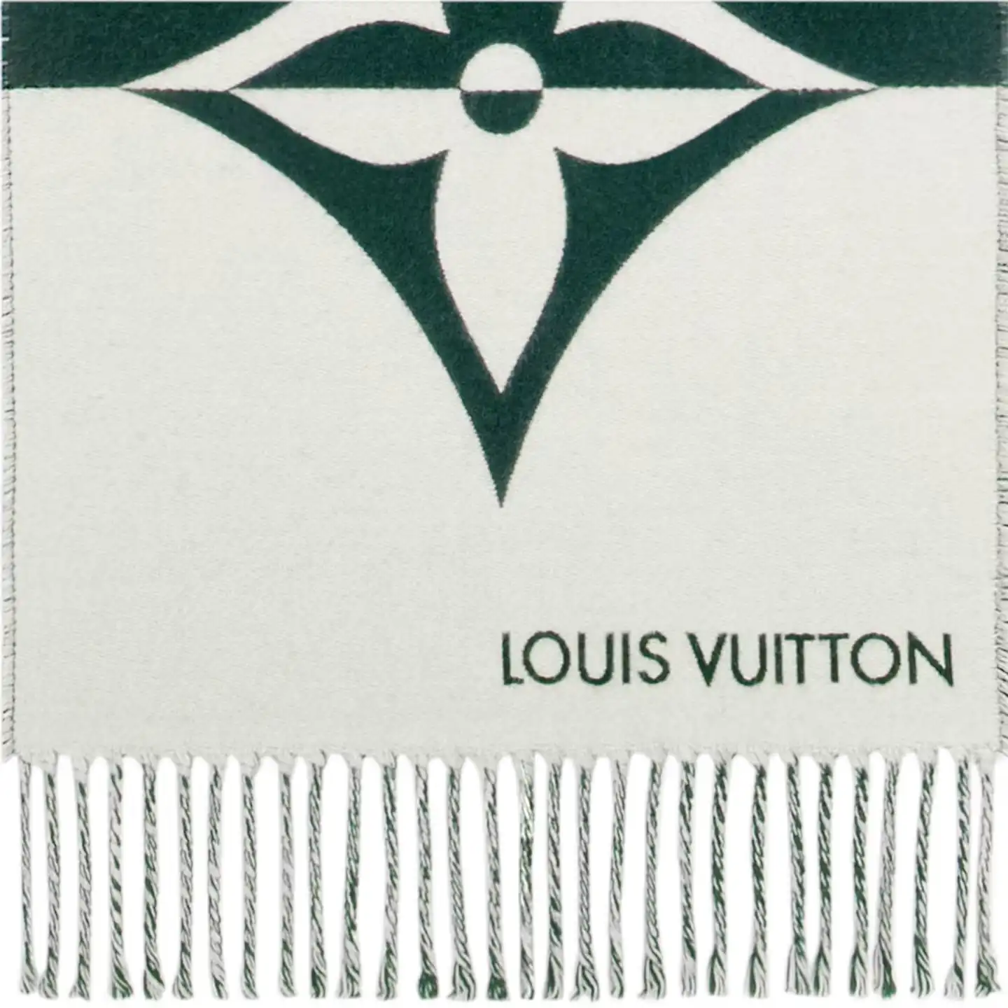 Cheap Louis Vuitton Dark Green M79139 Graphic Dual Scarf 0131