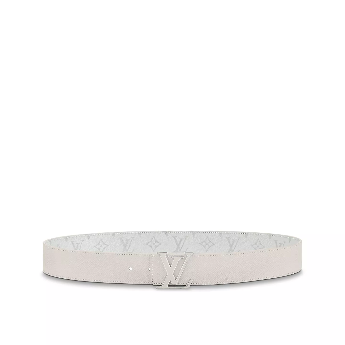 Cheap Louis Vuitton M0158U White LV Initiales 40mm Reversible Belt 0112