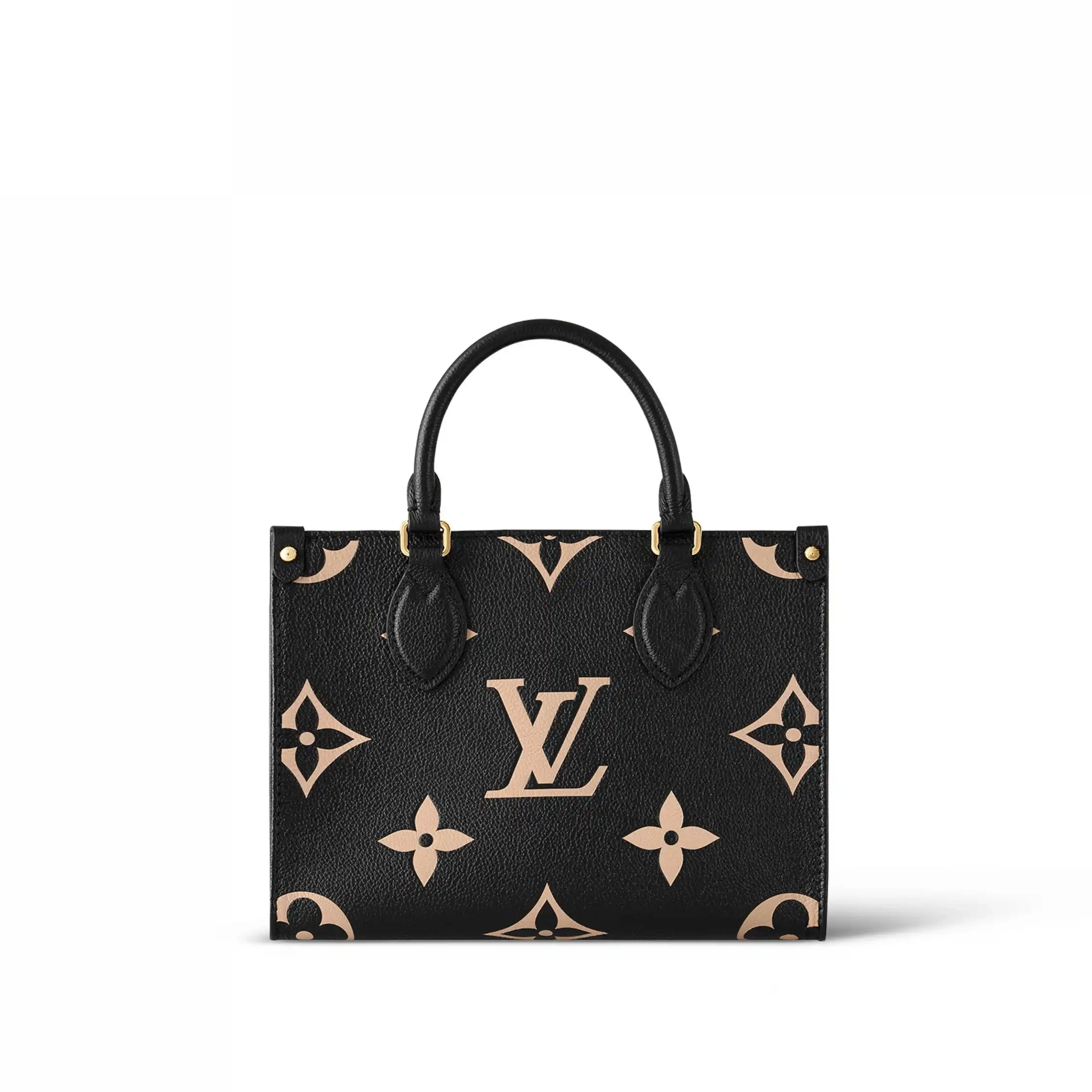 Onthego Black M45659 Vuitton PM Louis Beige 0306