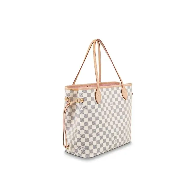 Cheap Rose N41605 Louis Vuitton Ballerine Azur Neverfull Damier MM Canvas 0304