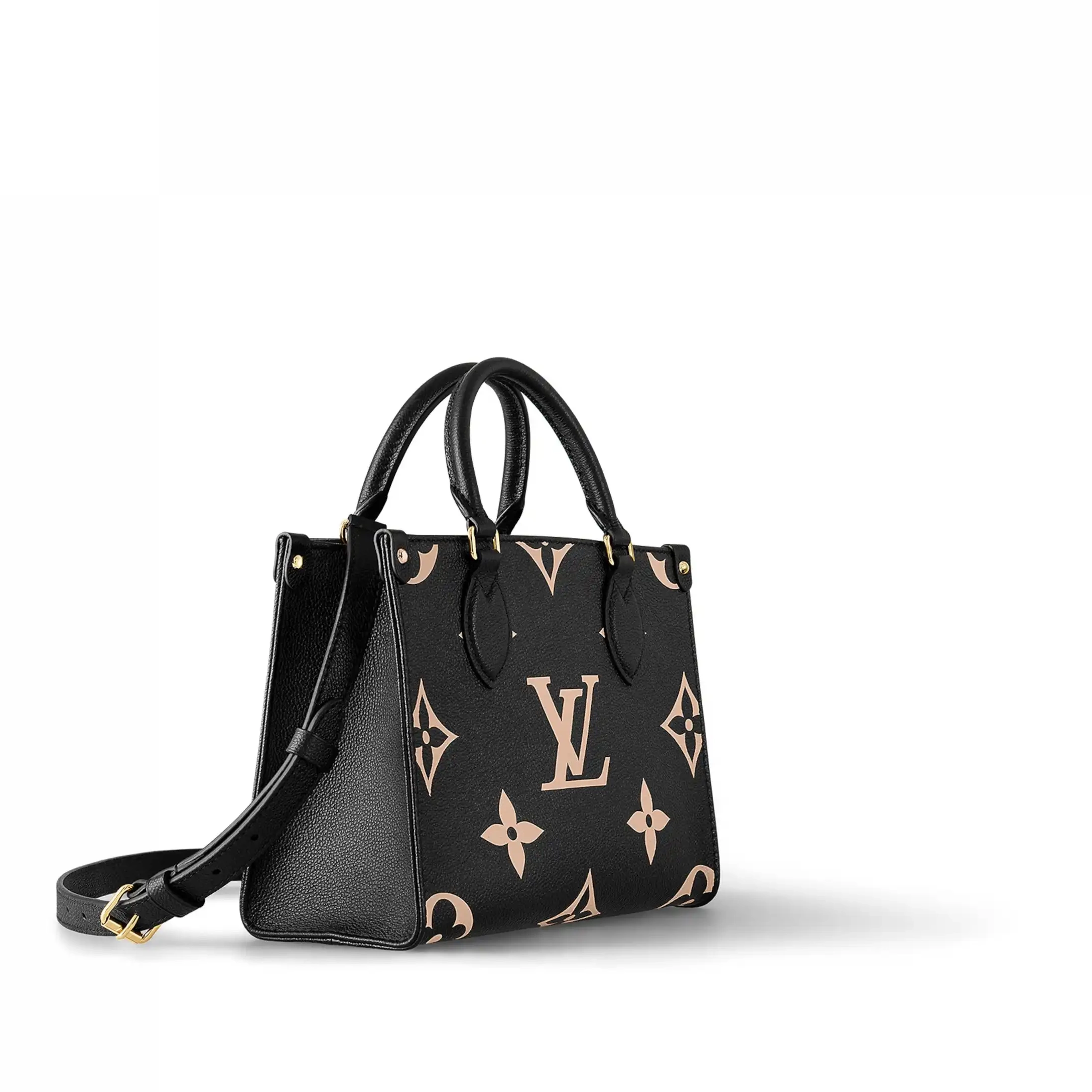 Cheap Onthego Black M45659 Vuitton PM Louis Beige 0306