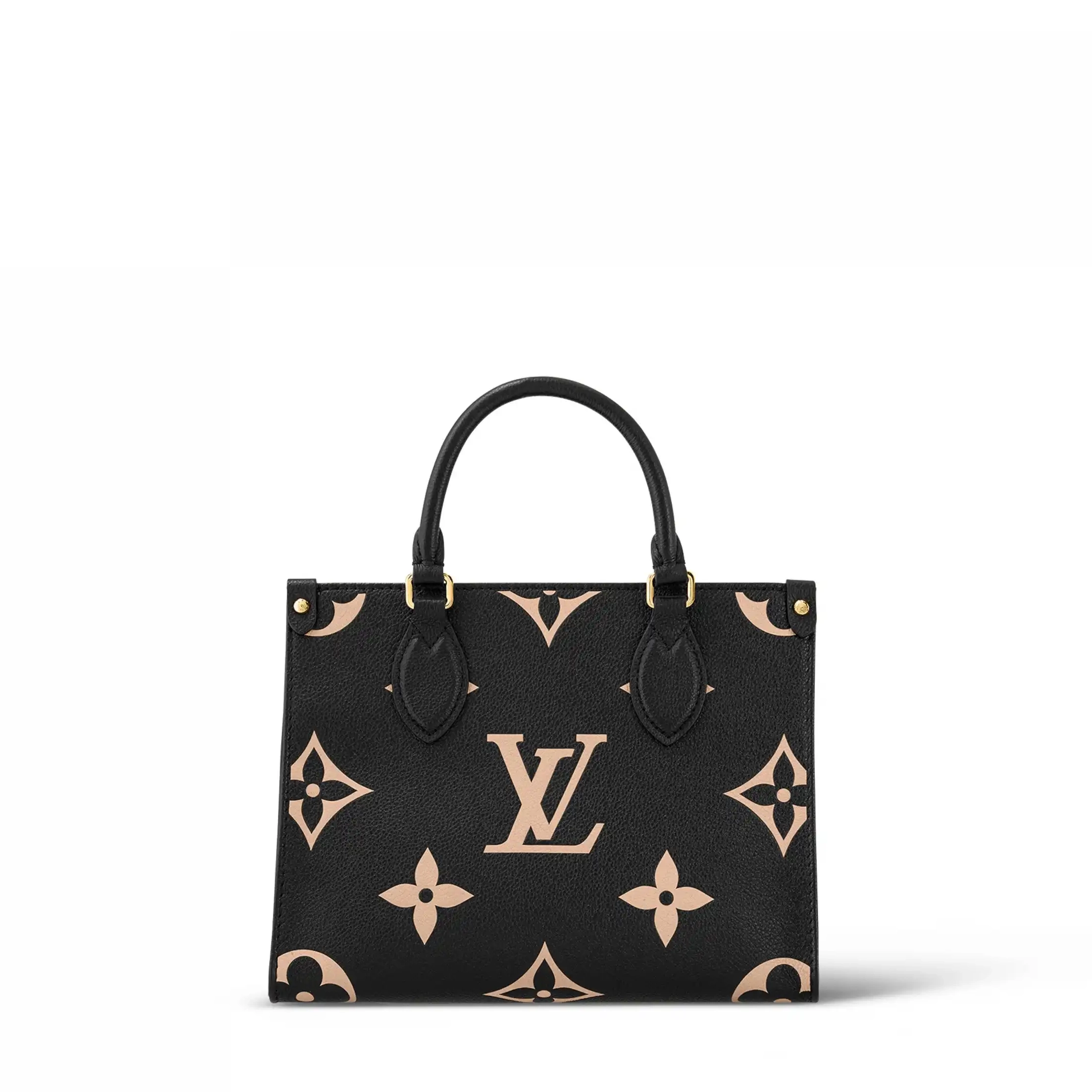 Cheap Onthego Black M45659 Vuitton PM Louis Beige 0306