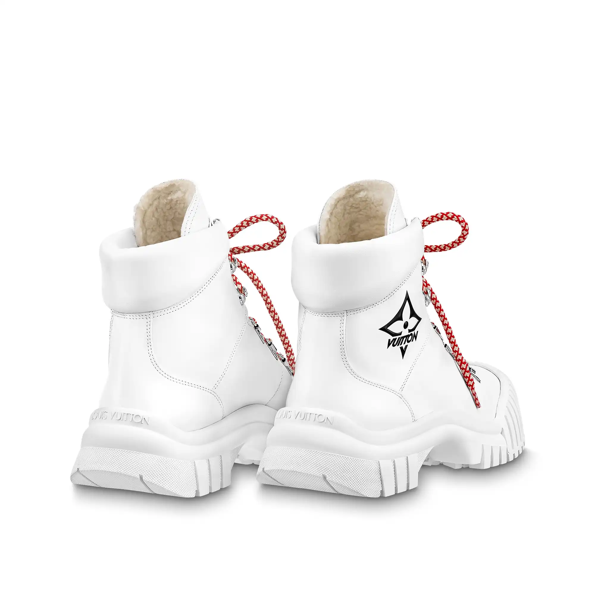 Cheap Louis Vuitton LV Ruby Flat Ranger Boot White 1AAM1U 0122