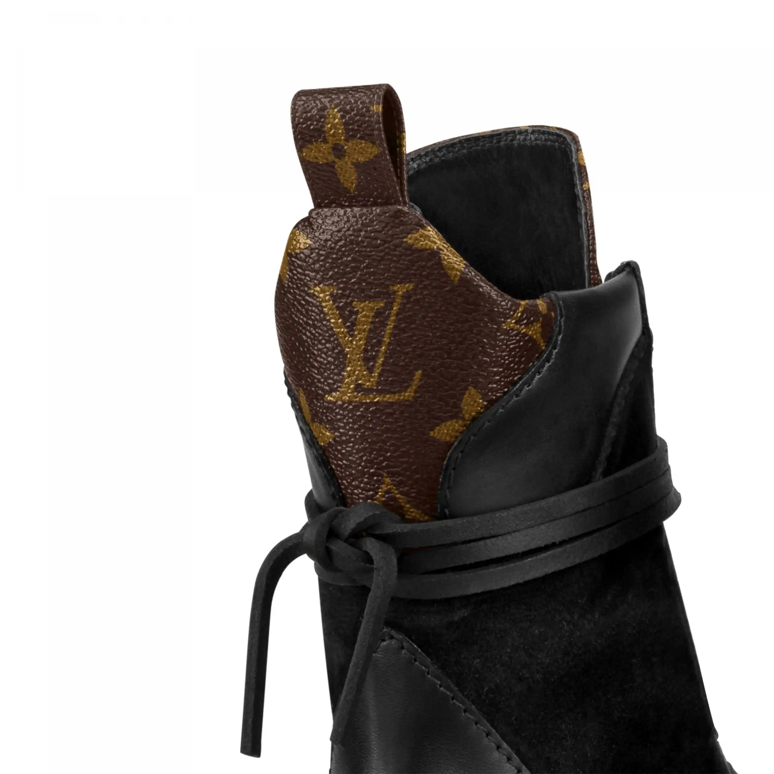 Cheap Louis Vuitton Laureate Platform Desert Boot Black 1A4XXZ 0122