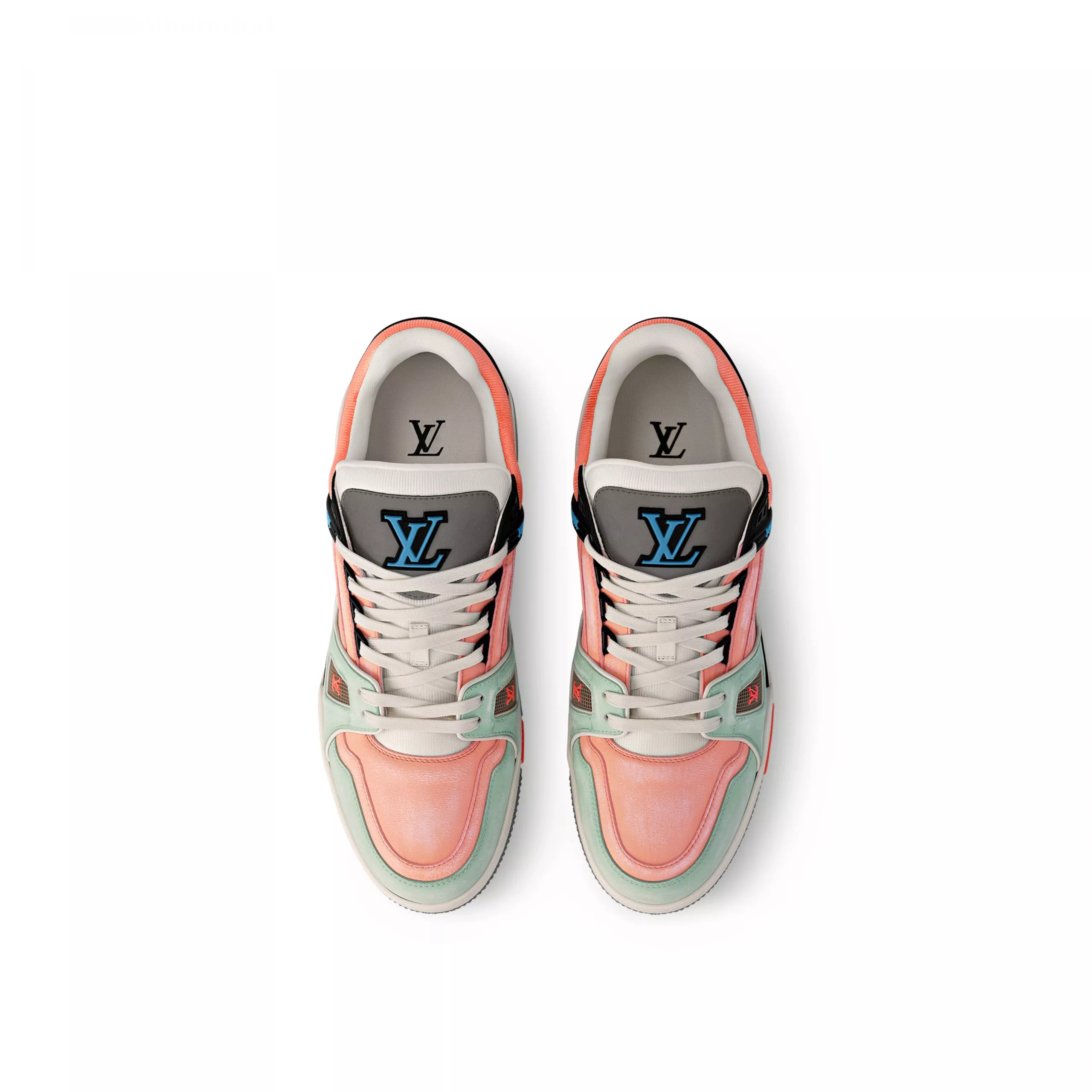 Cheap Louis Vuitton Cult LV Trainer Sneaker Orange 1ACEFX 0116