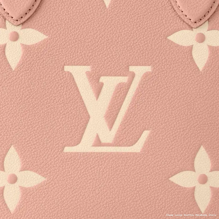 Cheap M46286 MM OnTheGo Vuitton Cream Trianon Louis Pink 0220