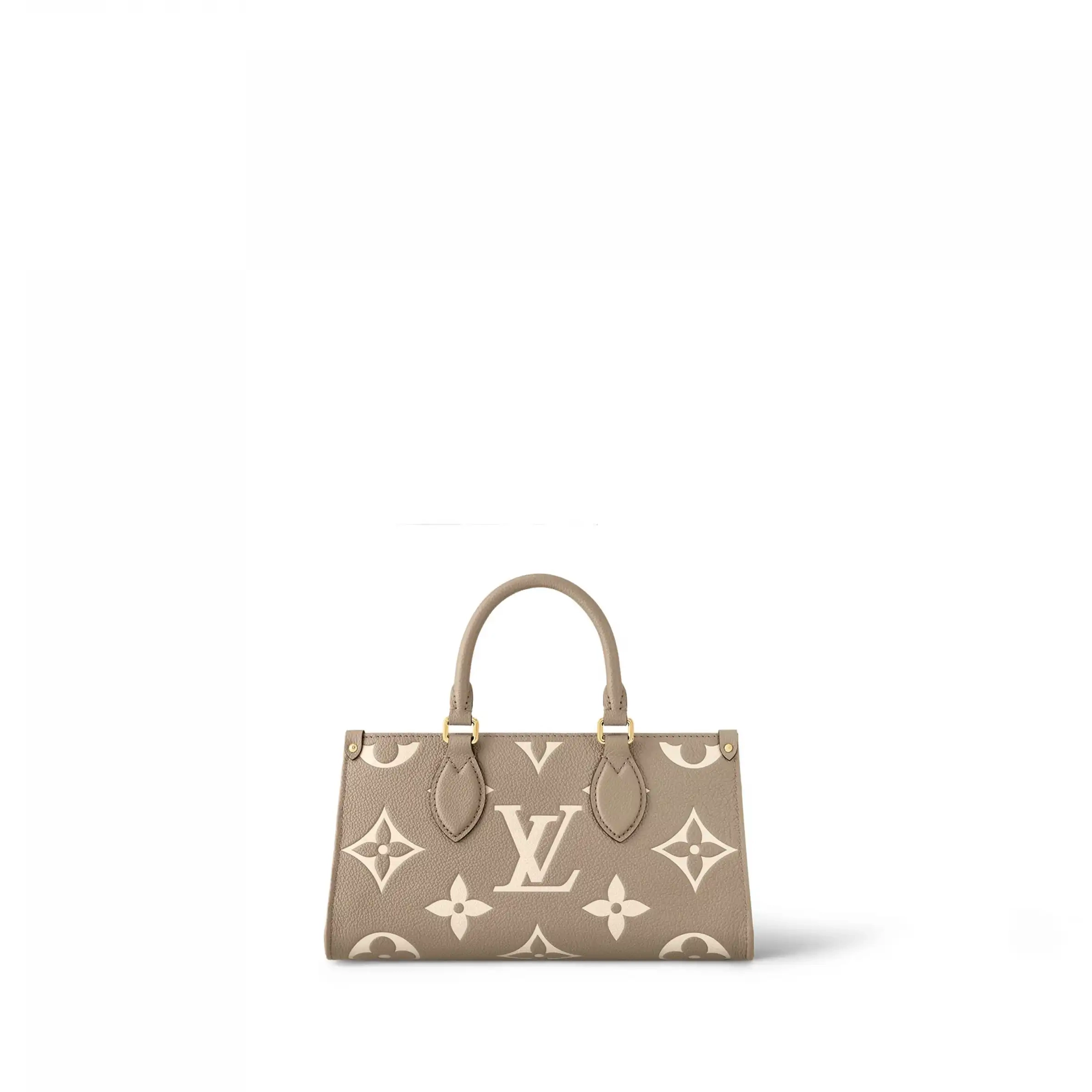 Cheap M23641 East Cream Dove Leather West Bicolor Louis OnTheGo Monogram Vuitton Empreinte 0215