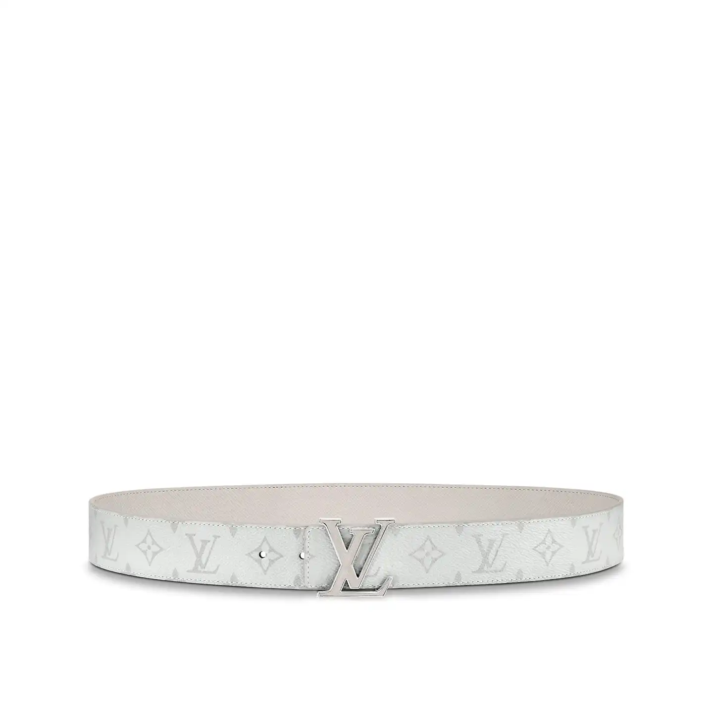 Cheap Louis Vuitton M0158U White LV Initiales 40mm Reversible Belt 0202