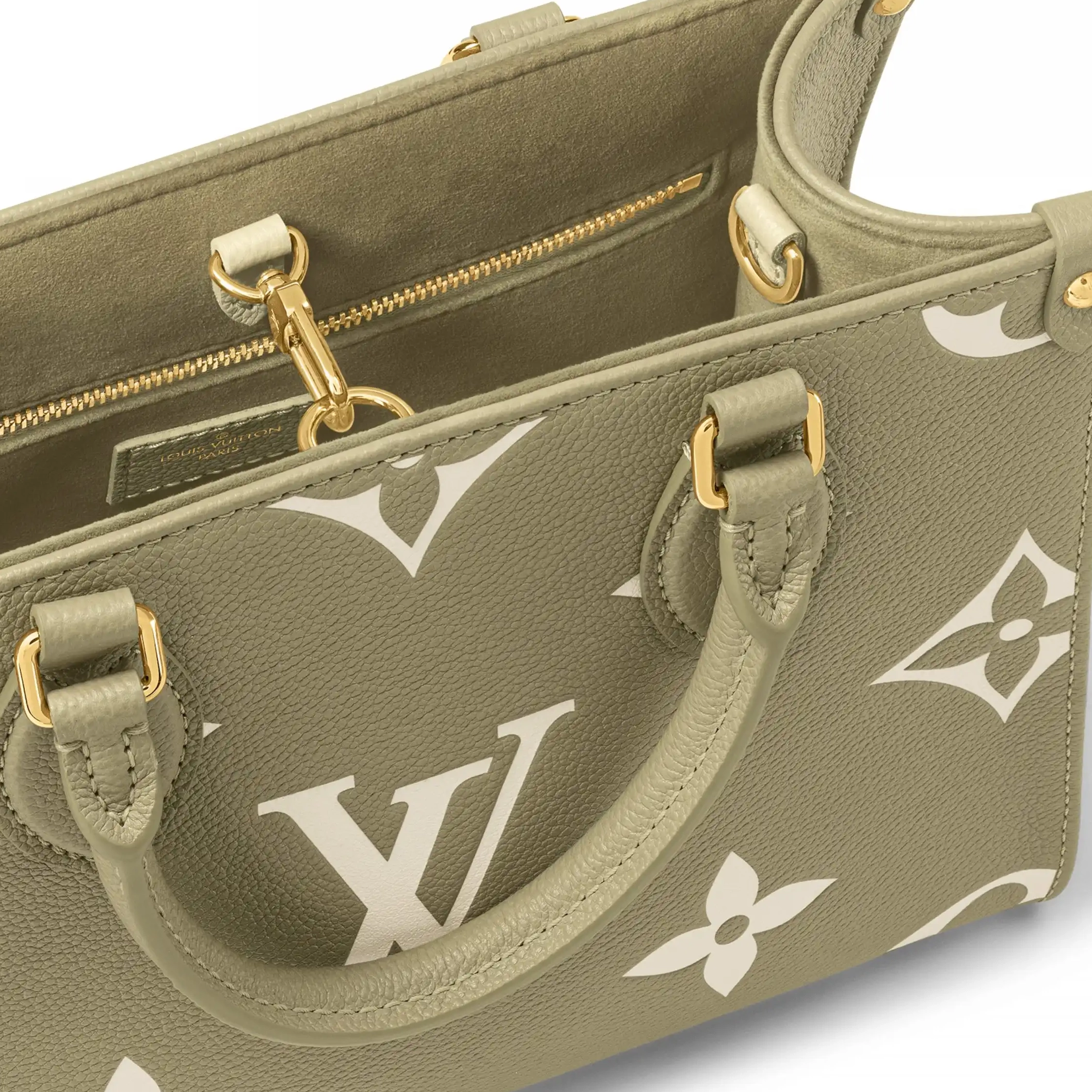 Cheap Louis Cream M46647 Vuitton PM OnTheGo Khaki 0208