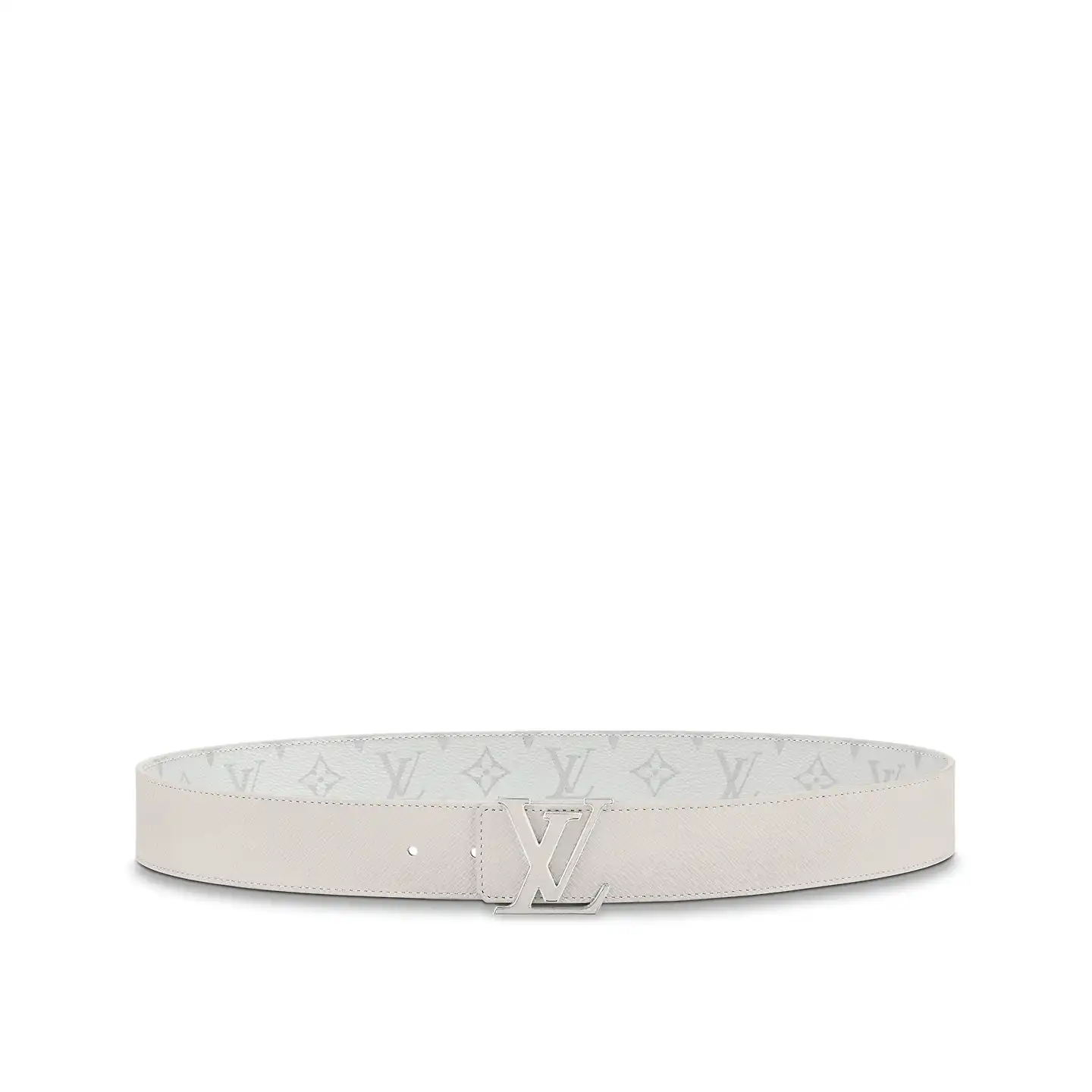 Cheap Louis Vuitton M0158U White LV Initiales 40mm Reversible Belt 0202