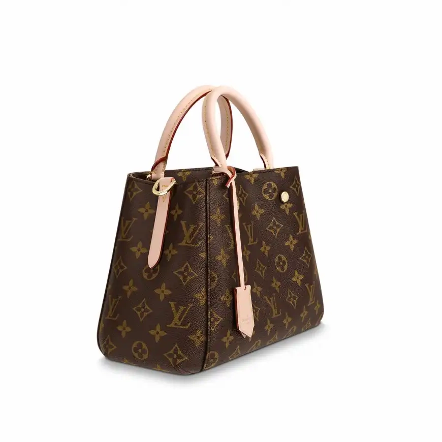 Cheap Vuitton Louis M41055 Bag Tote Montaigne Monogram Canvas BB 0215