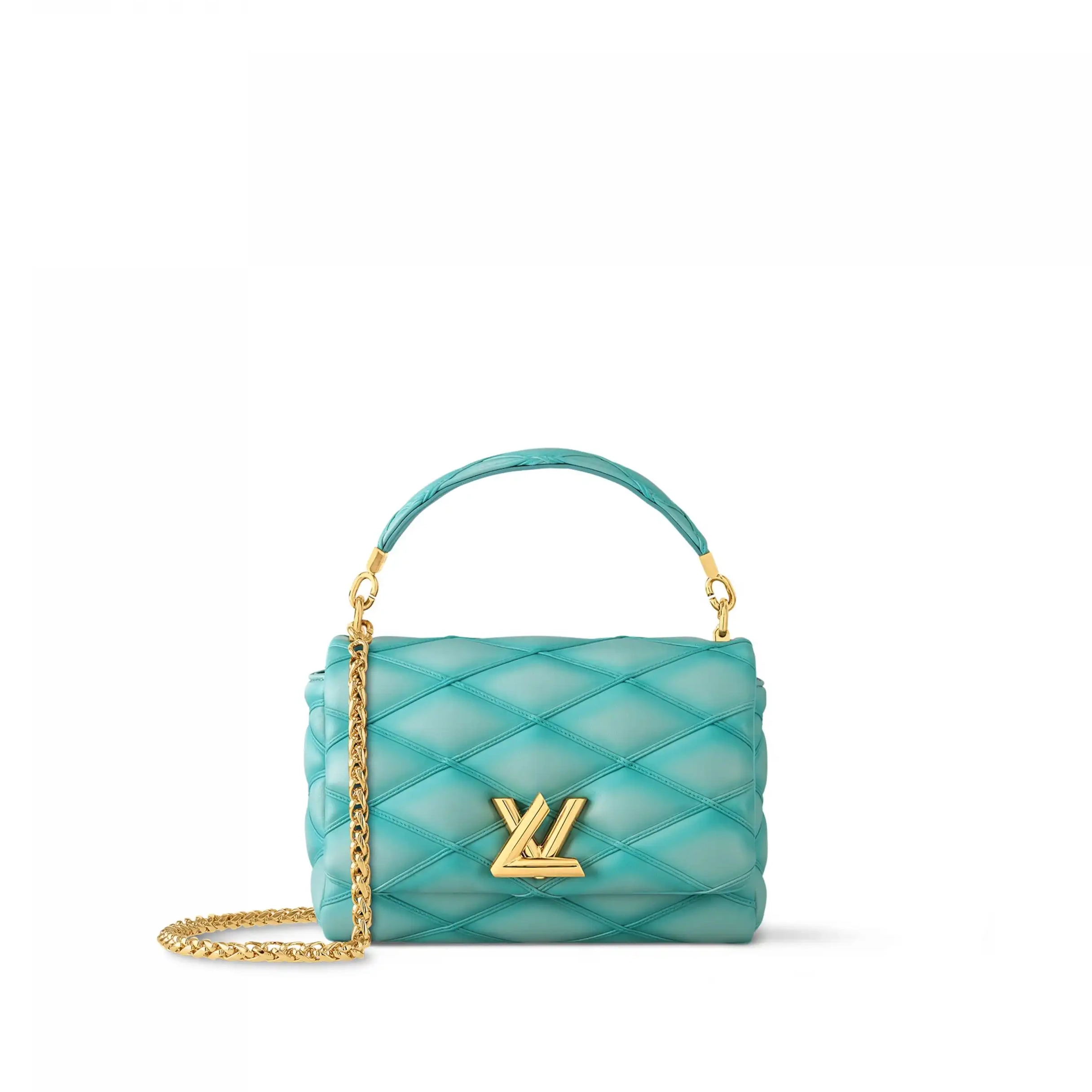 Cheap Turquoise Vuitton Louis GO-14 Lagoon M24185 MM 0218