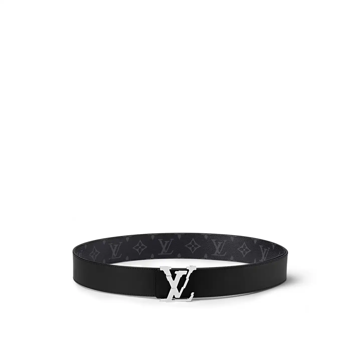 Cheap Louis Vuitton M8346U Monogram Eclipse LV Pixel 40mm Reversible Belt 0202