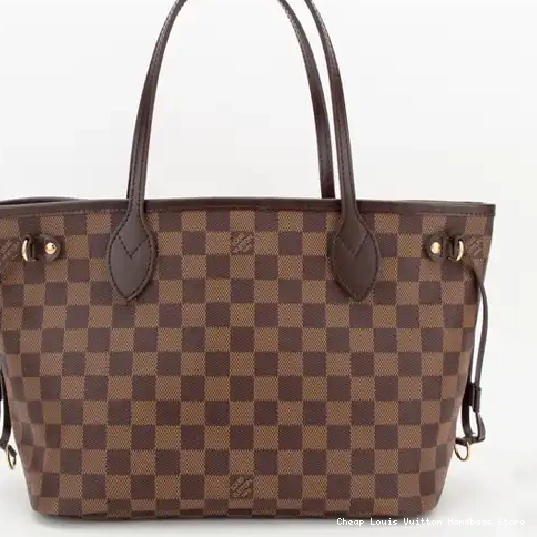 Cheap Shoulder Vuitton Canvas Louis Ebene Neverfull Damier PM Bag N51109 0221