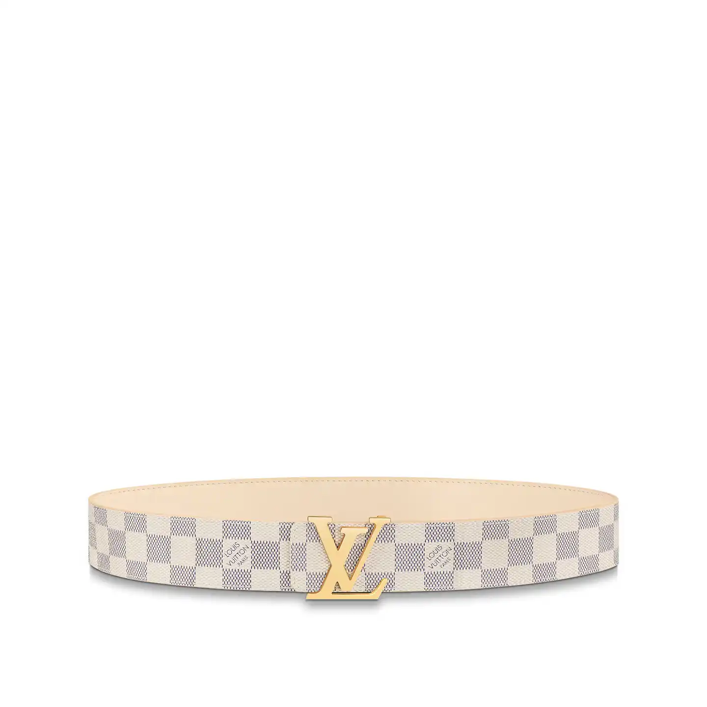 Cheap Louis Vuitton M0569S Damier azur LV Initiales 40mm Reversible Belt 0205