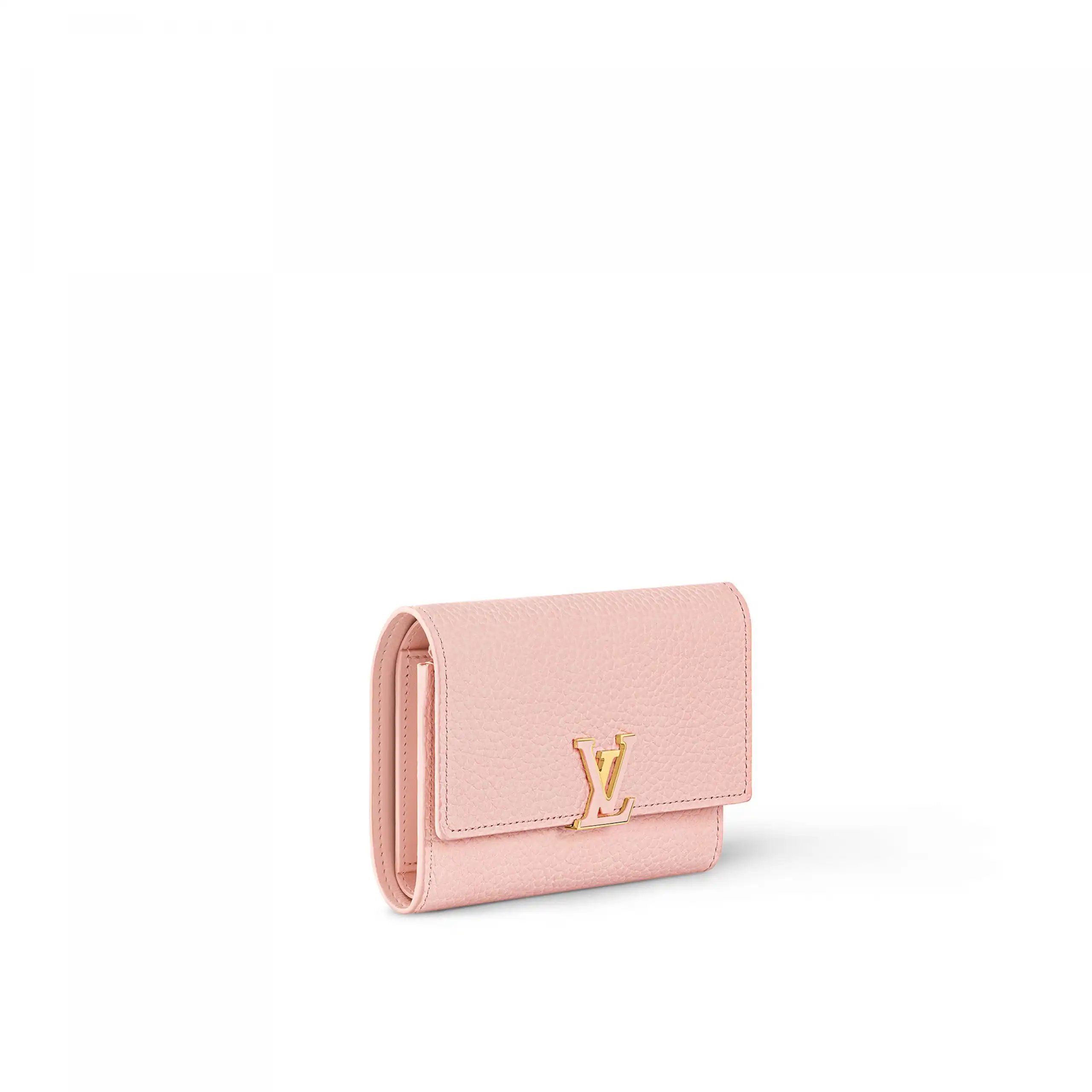 Cheap Louis Vuitton M82361 Capucines Compact Wallet Rose Jasmine 0206