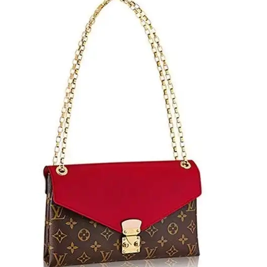 Cheap Canvas M41201 Louis Cerise Monogram Pallas Chain Vuitton 0215