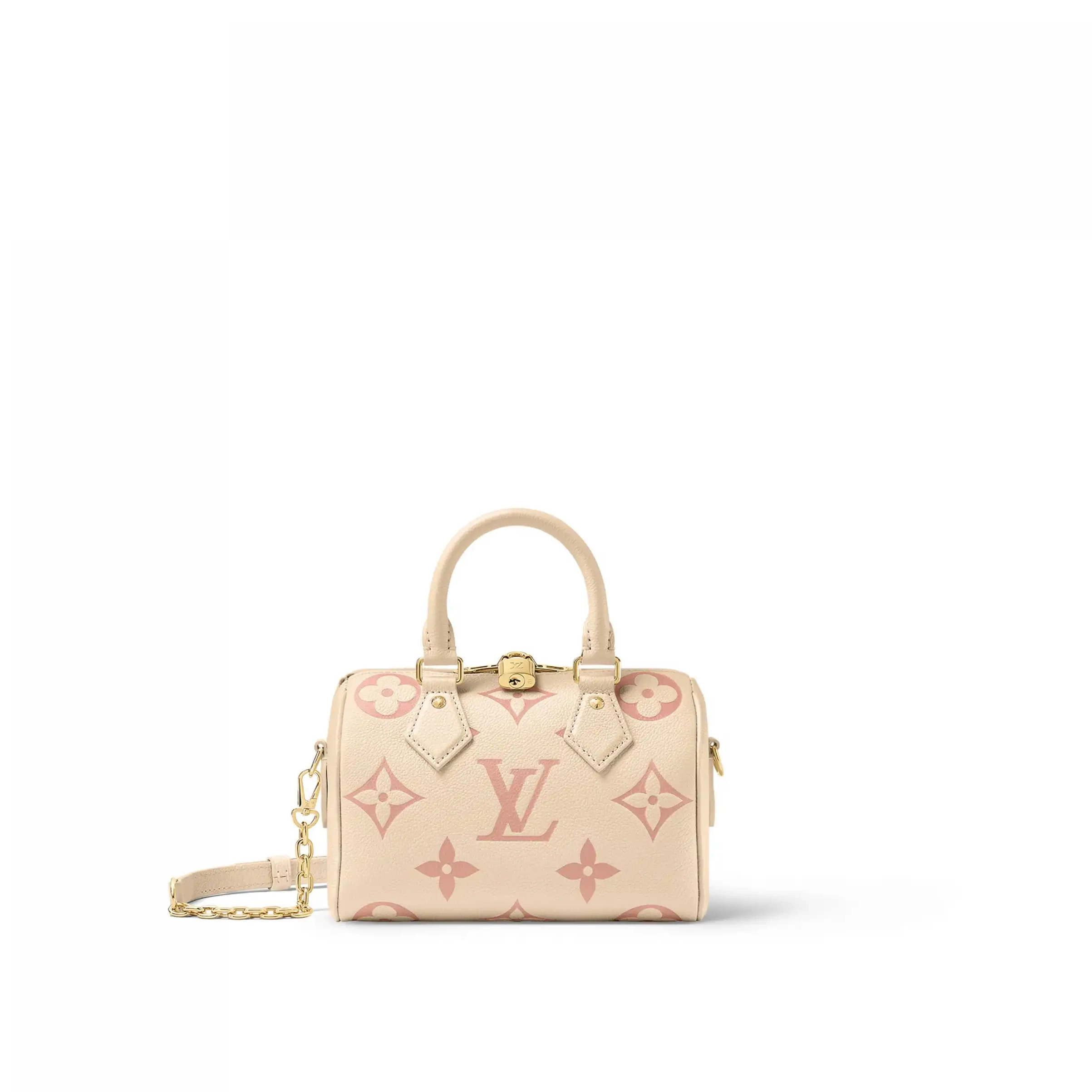 Cheap Louis Monogram M46397 Bandoulière Bicolor Leather Speedy Empreinte Vuitton 20 0217