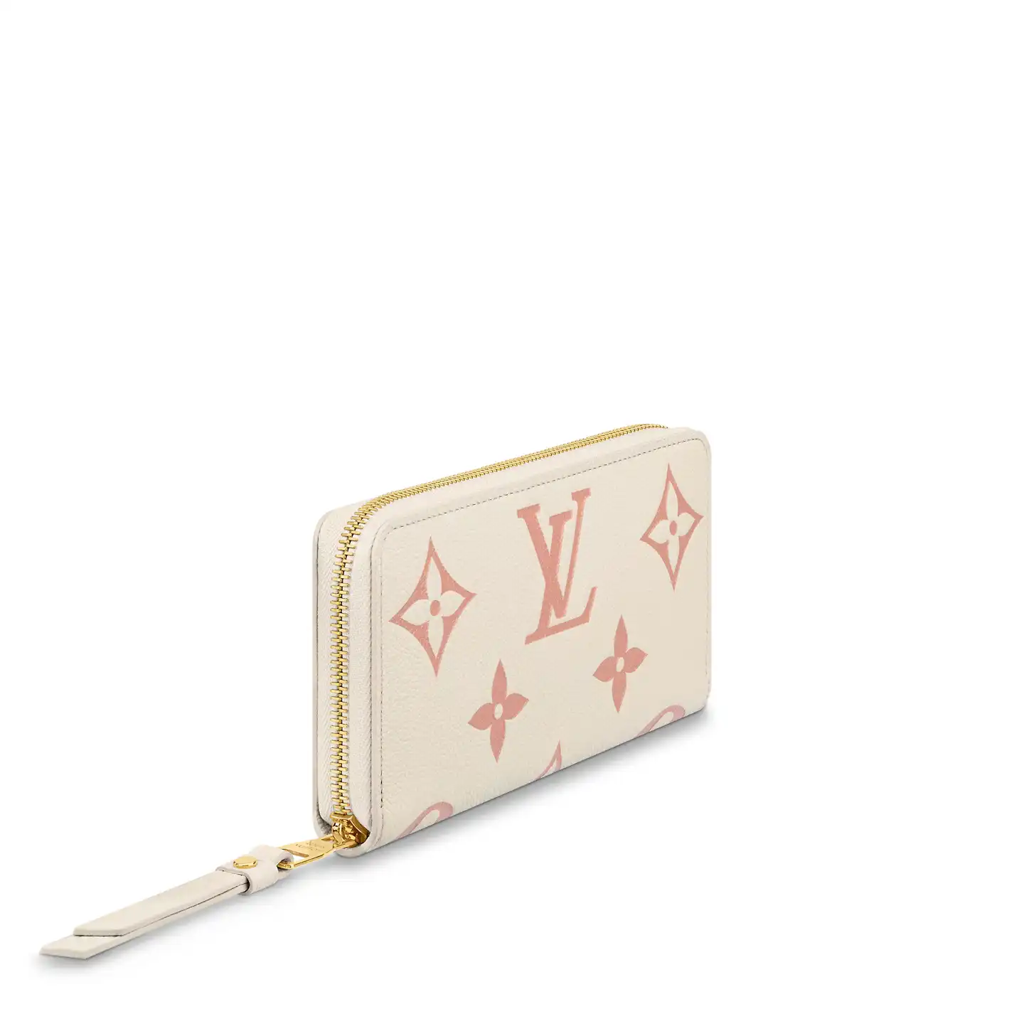 Cheap Louis Vuitton Crème   Rose Trianon M81914 Zippy Wallet 0204