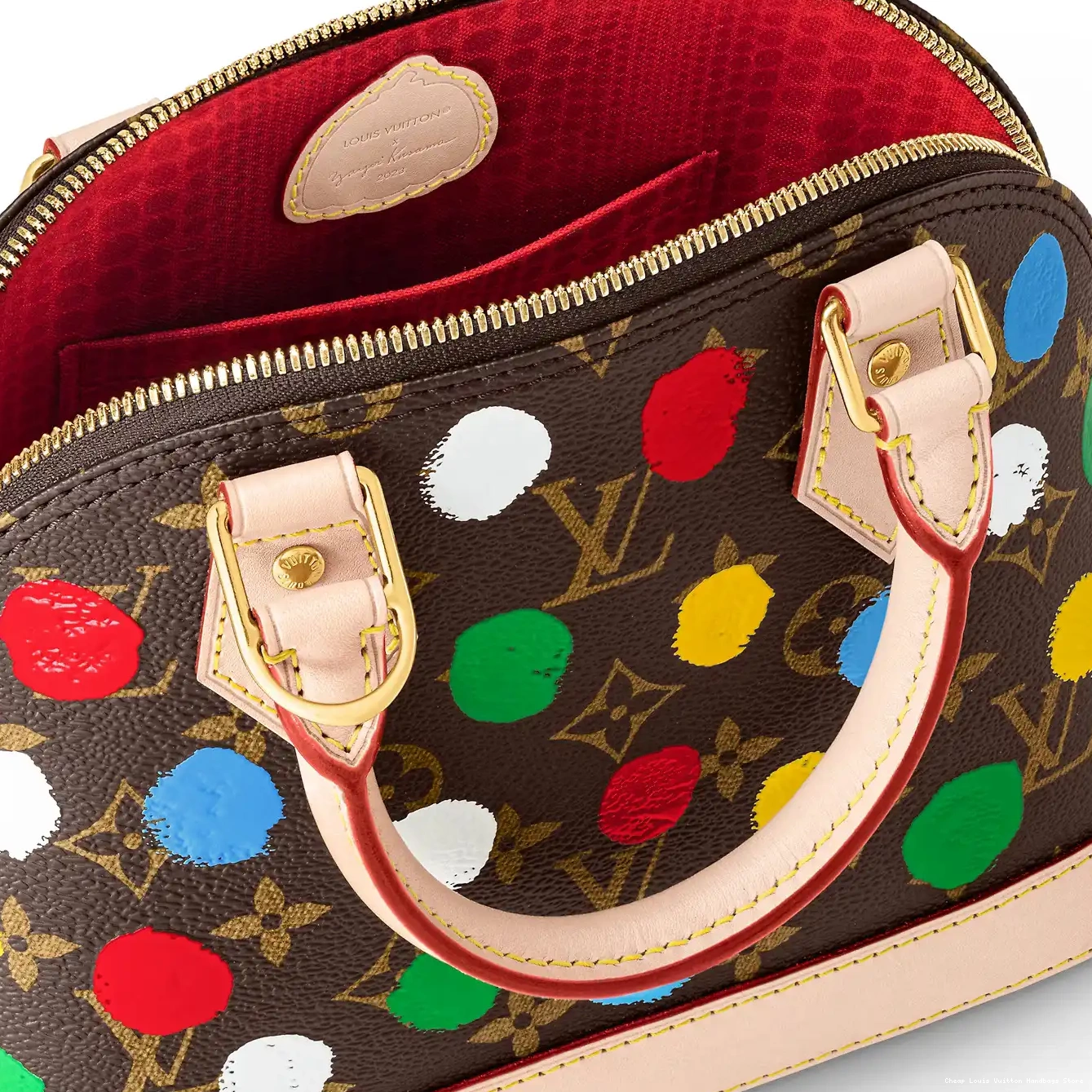 Cheap coated BB​ canvas x LV Vuitton Alma YK Monogram M46431 Louis 0211