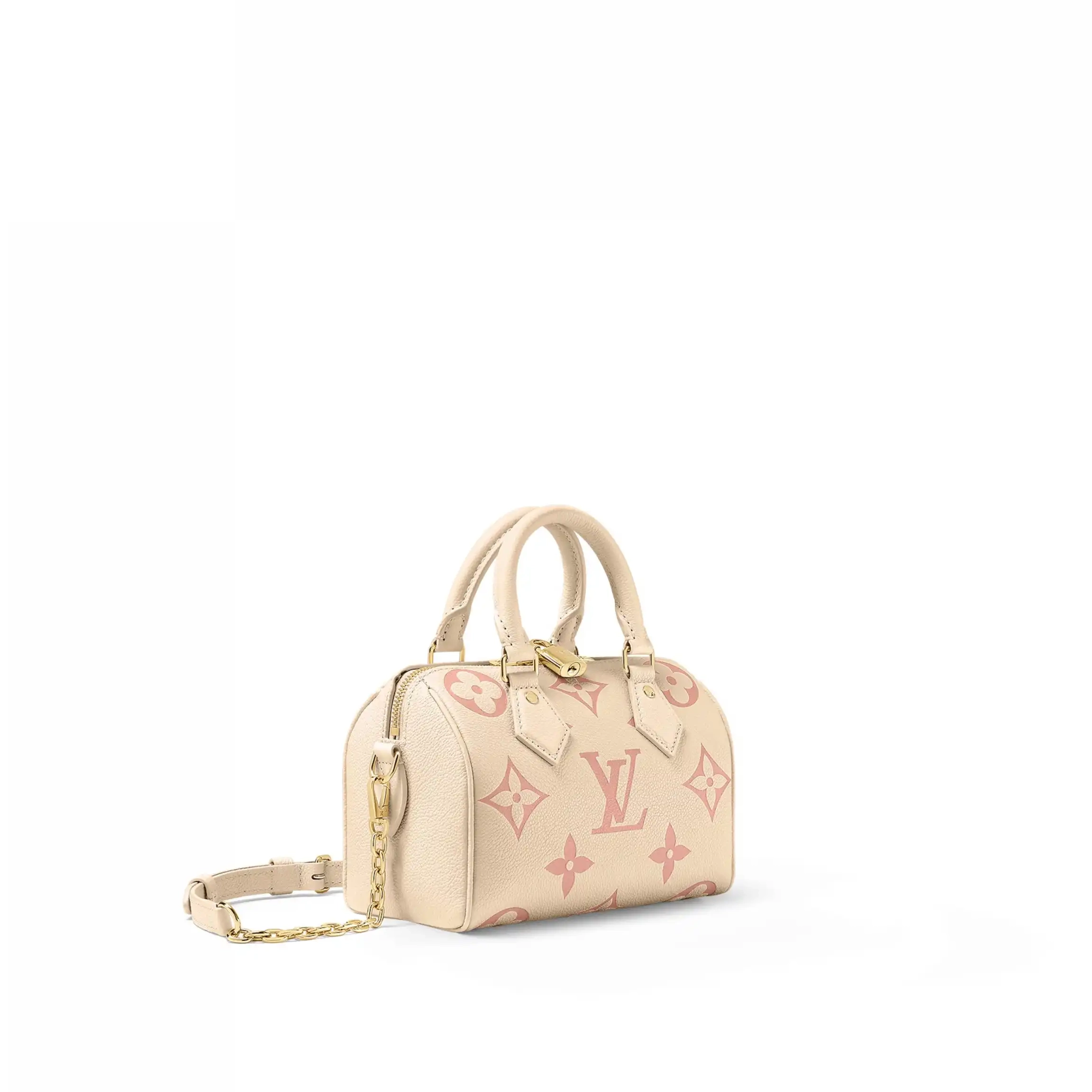 Cheap Louis Monogram M46397 Bandoulière Bicolor Leather Speedy Empreinte Vuitton 20 0217