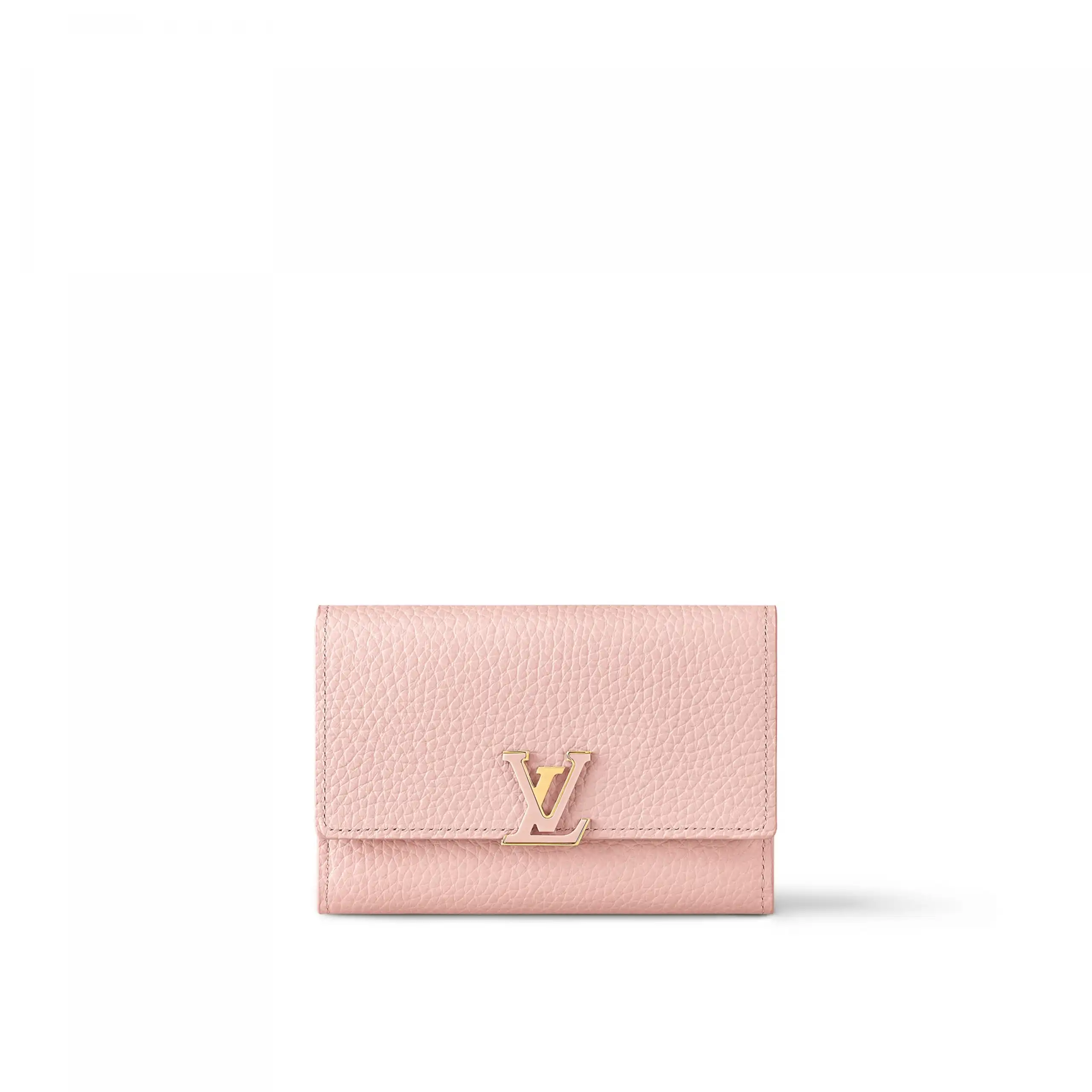 Cheap Louis Vuitton M82361 Capucines Compact Wallet Rose Jasmine 0206