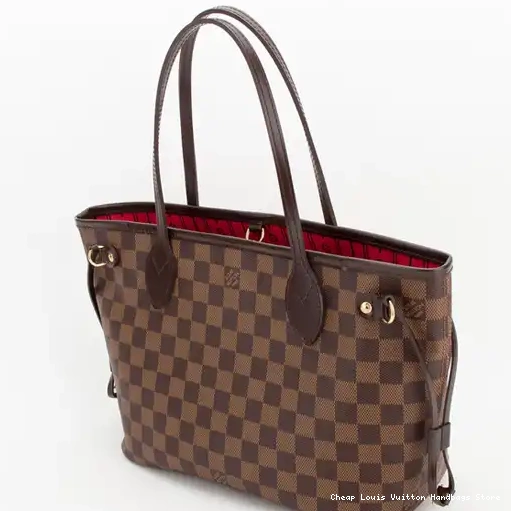 Cheap Shoulder Vuitton Canvas Louis Ebene Neverfull Damier PM Bag N51109 0221