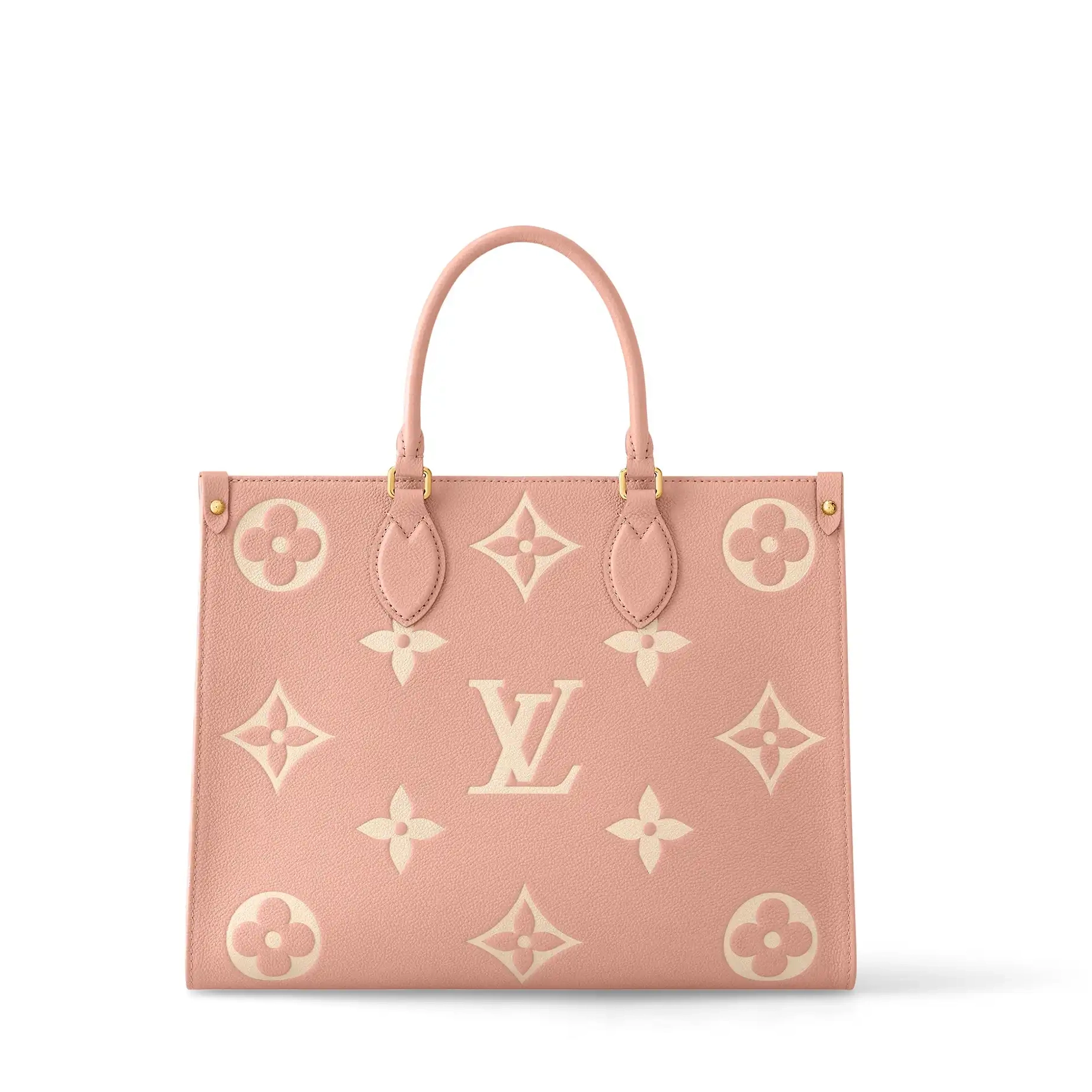 Cheap M46286 MM OnTheGo Vuitton Cream Trianon Louis Pink 0220