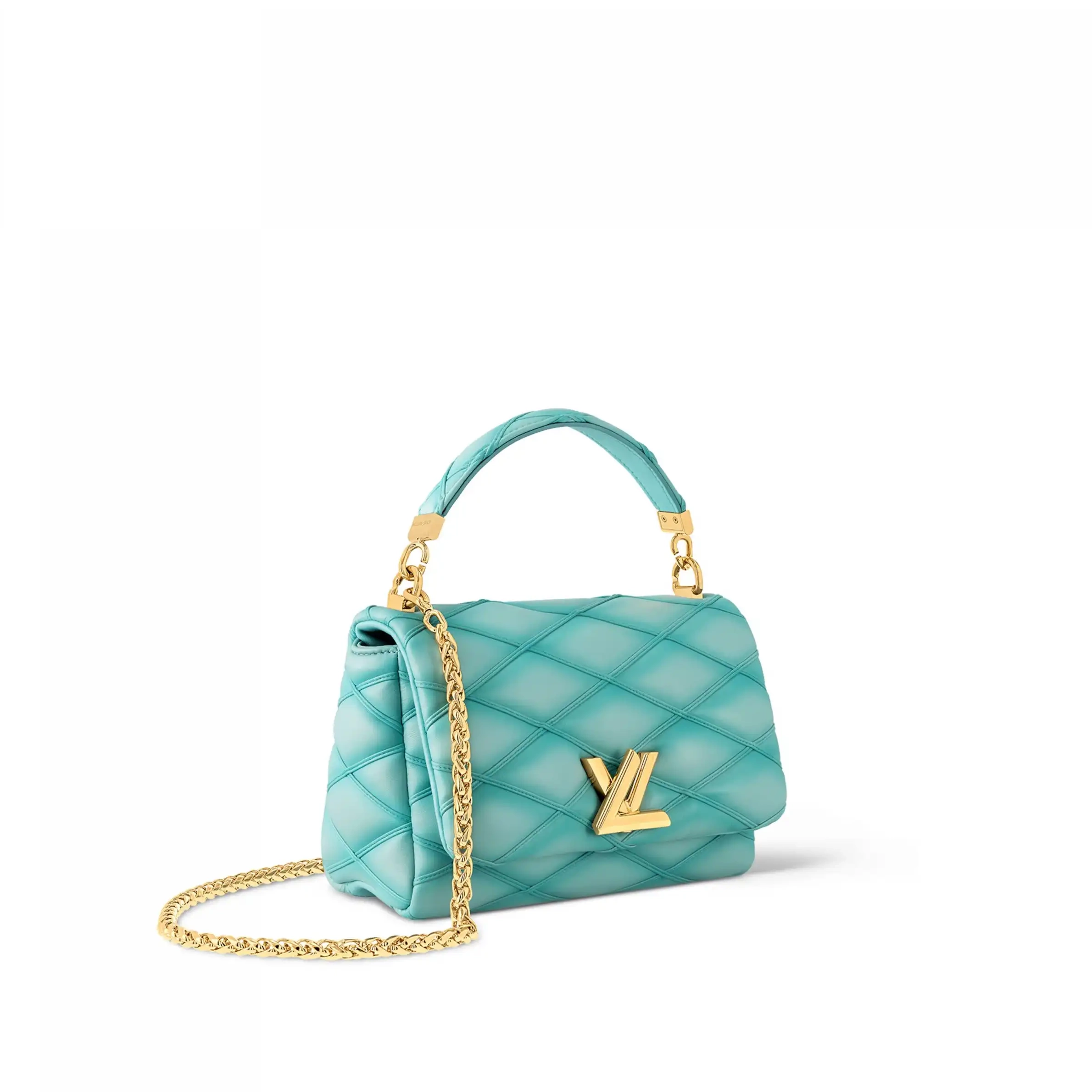 Cheap Turquoise Vuitton Louis GO-14 Lagoon M24185 MM 0218