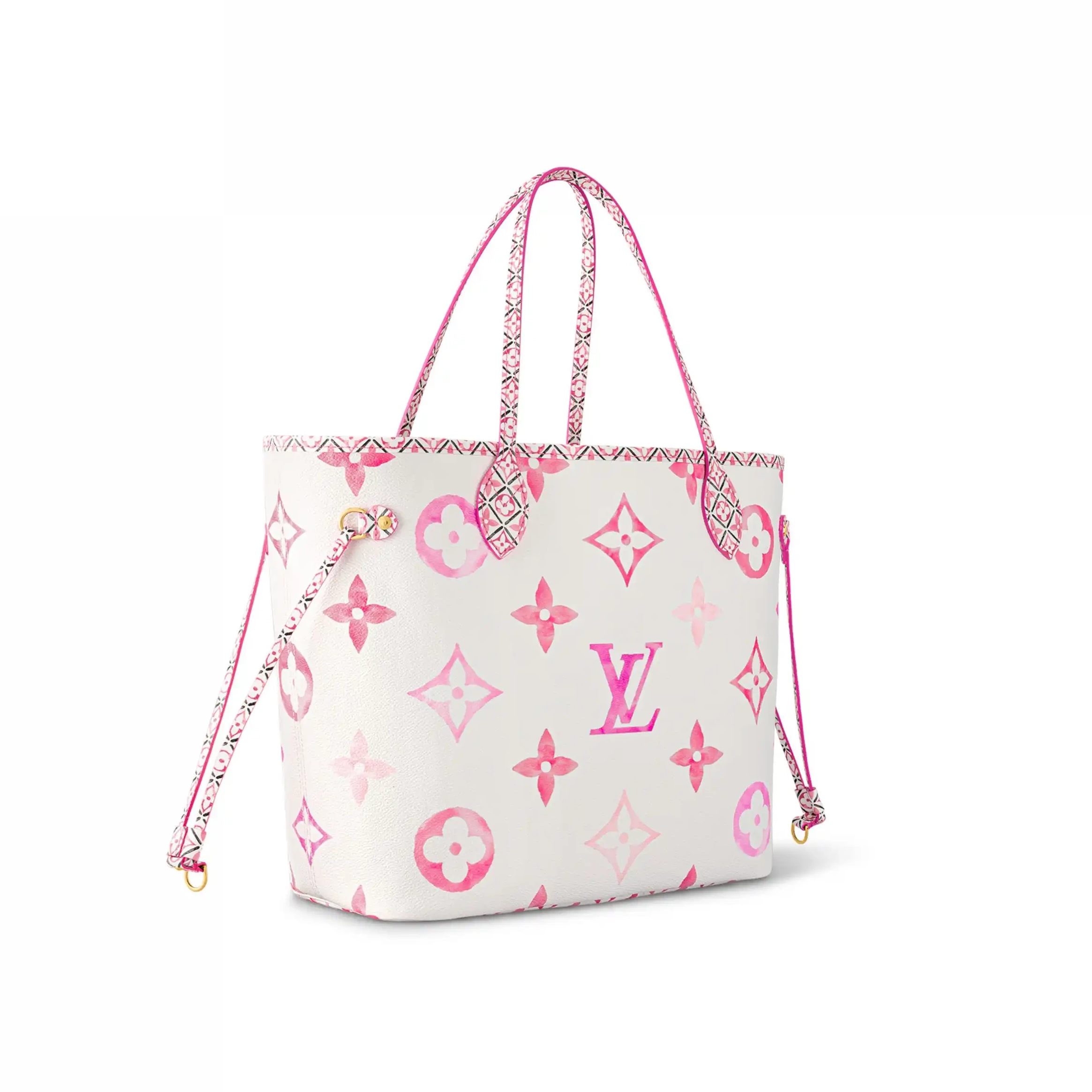 Cheap Louis Neverfull MM Vuitton Pink M22980 Monogram 0218